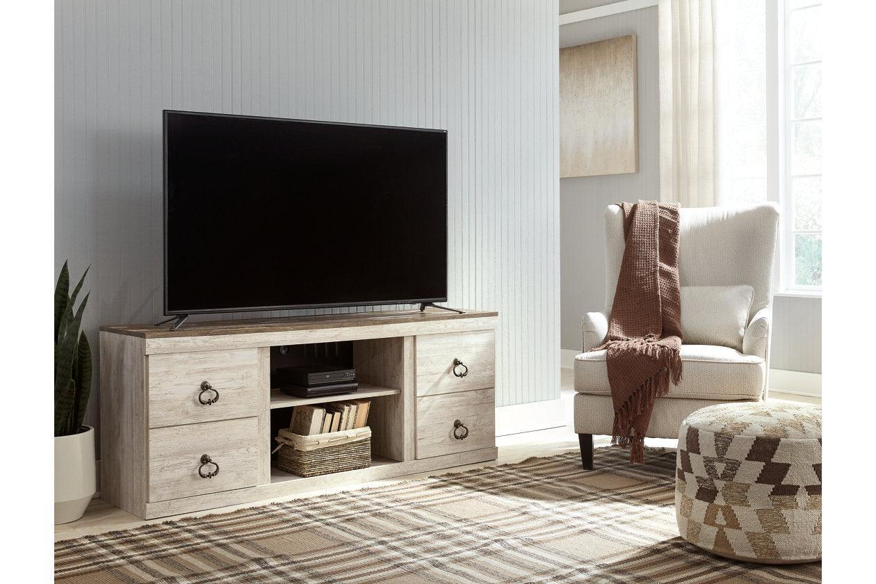 Willowton Whitewash 60" TV Stand - Image 4