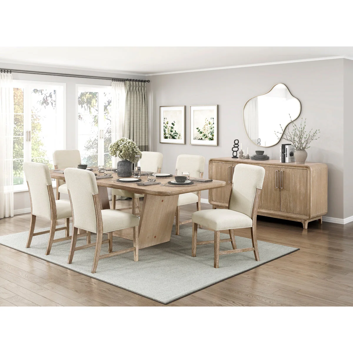 Wilshire Natural Dining Table - Image 6