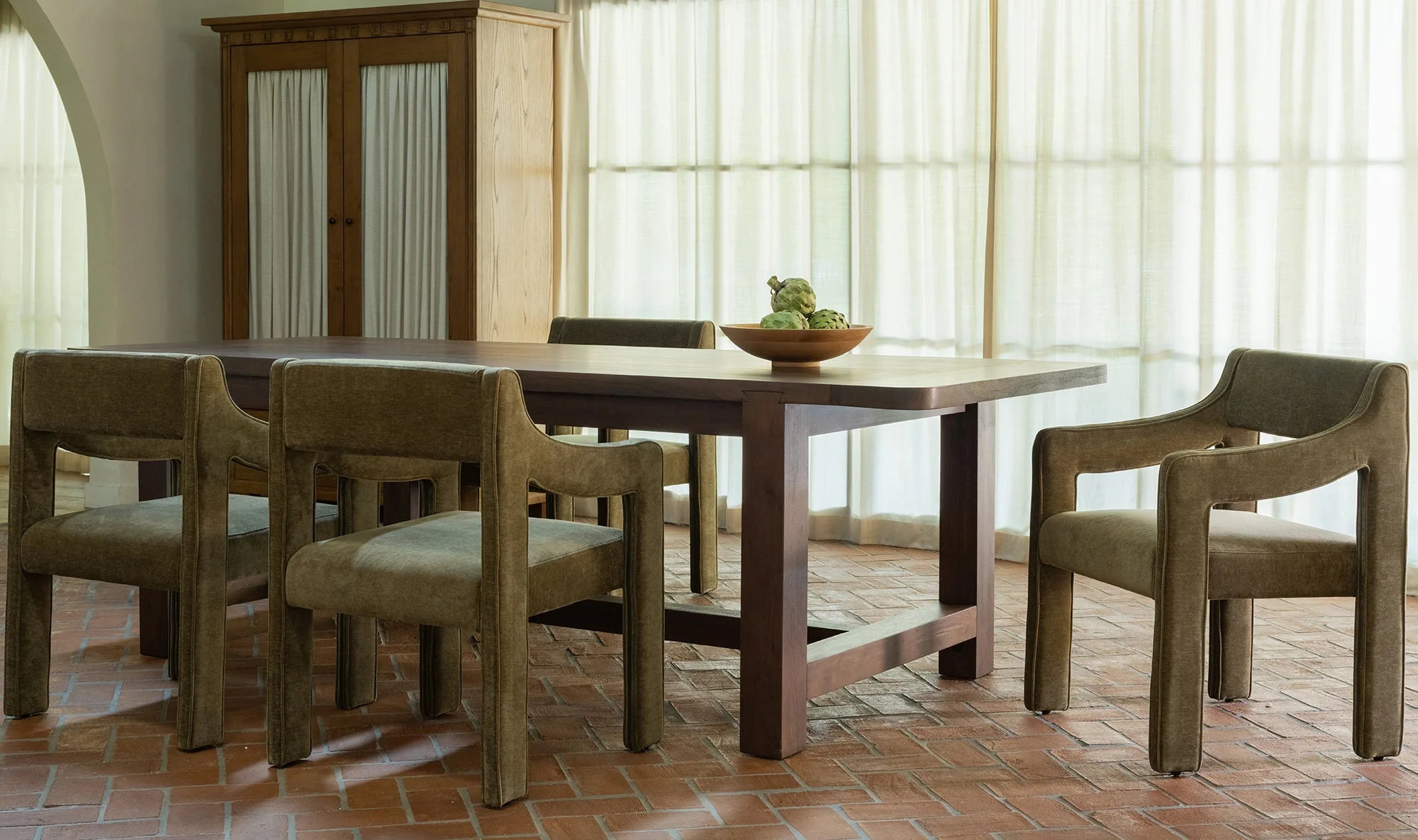 Wilson Dining Table Large Warm Brown - Image 5