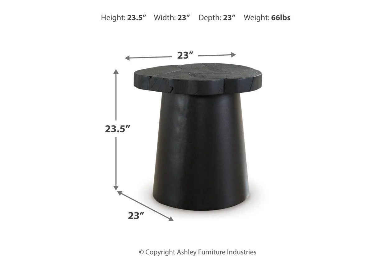 Wimbell Black Coffee Table and 2 End Tables - Image 8