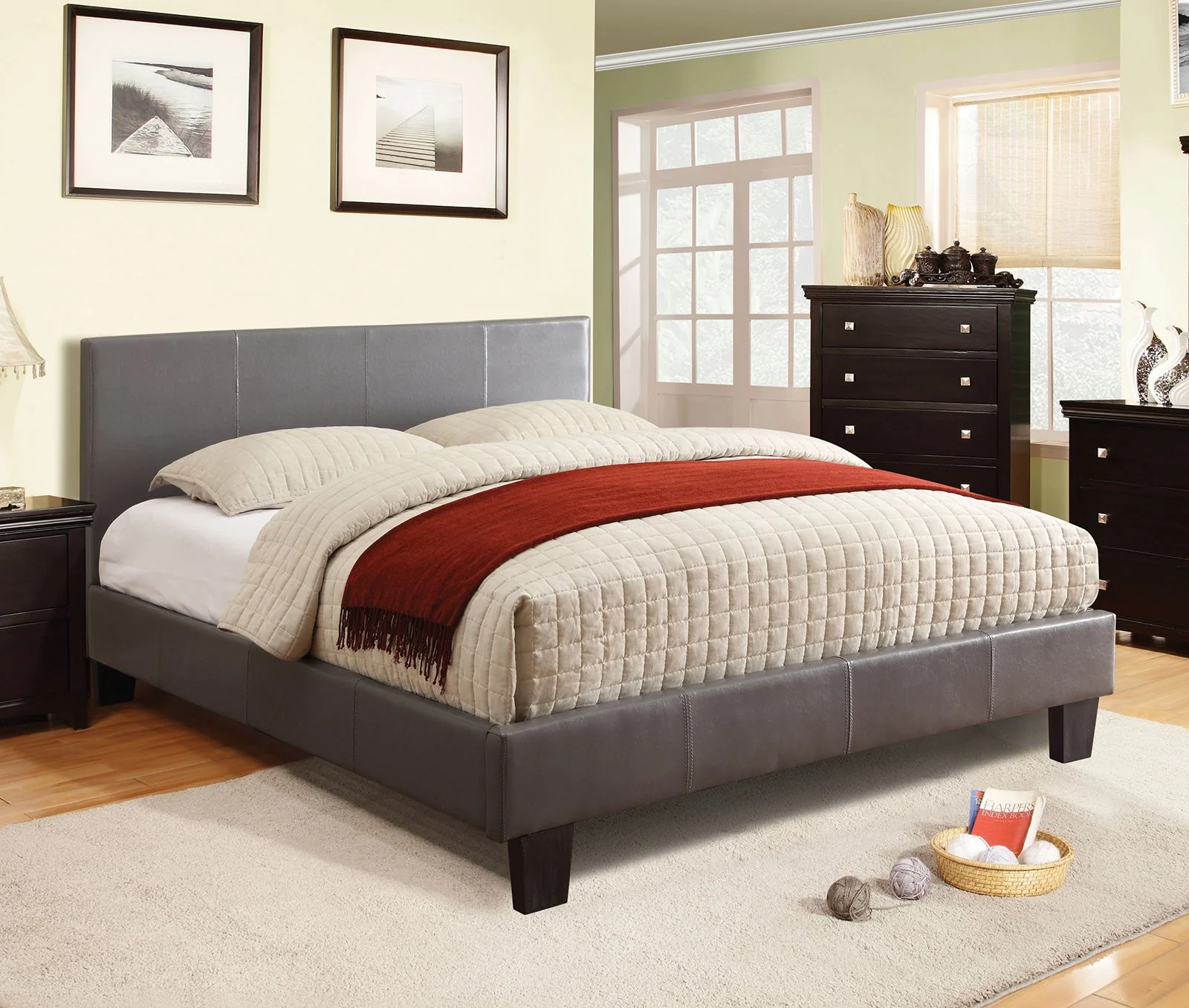 Winn Park Gray Twin Bed