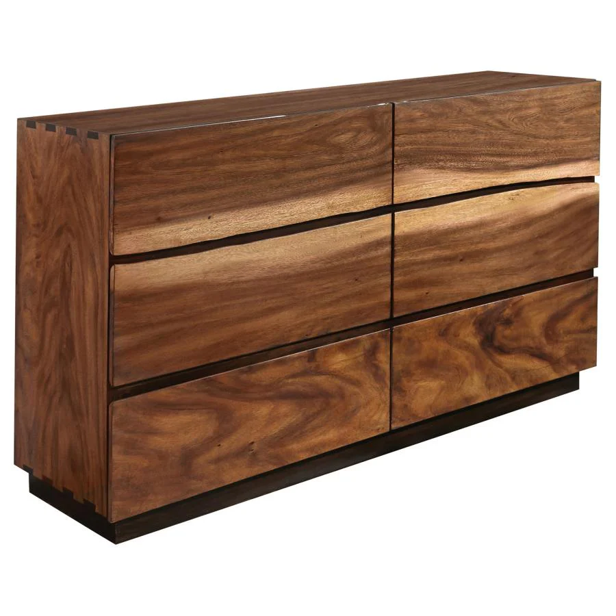 Winslow Smokey Walnut 5-Piece King Storage Bedroom Set - Image 5