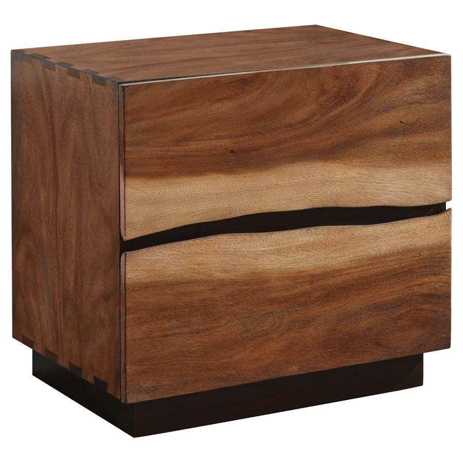 Winslow Smokey Walnut 5-Piece Queen Storage Bedroom Set - Image 4