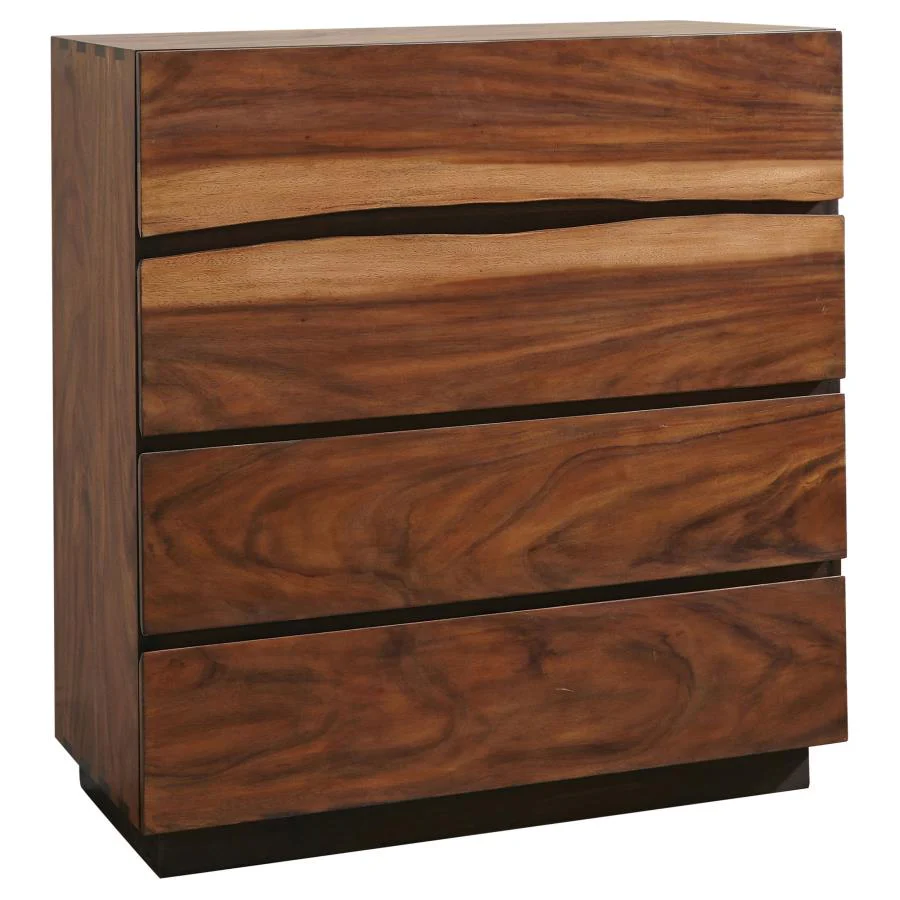 Winslow Smokey Walnut 5-Piece Queen Storage Bedroom Set - Image 7
