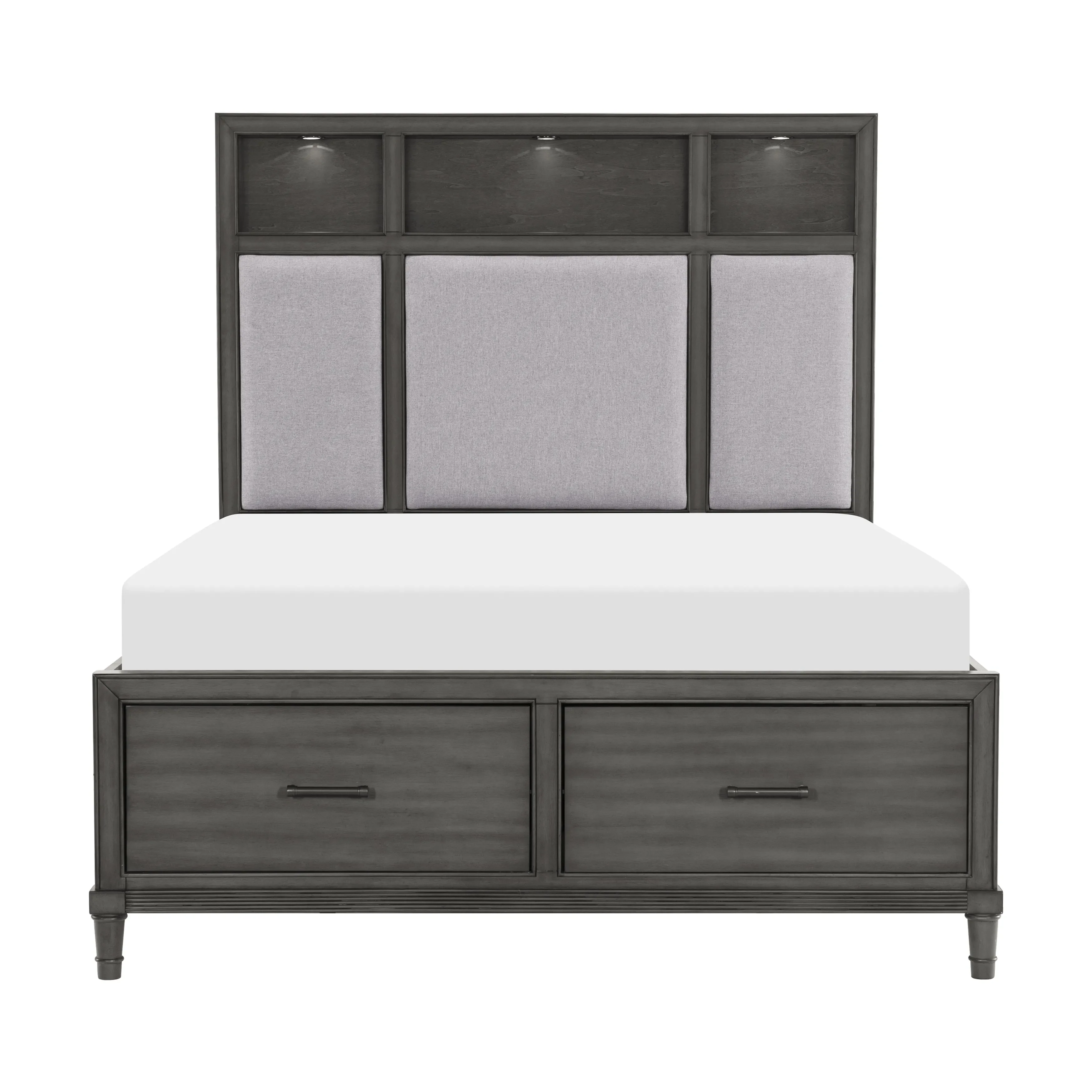 Wittenberry Gray Queen Storage Platform Bed - Image 7