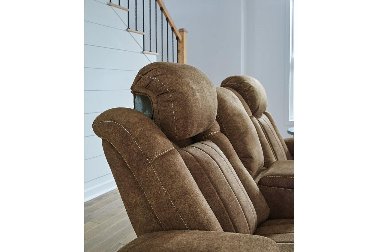 Wolfridge Brindle Power Reclining Sofa & Loveseat - Image 8