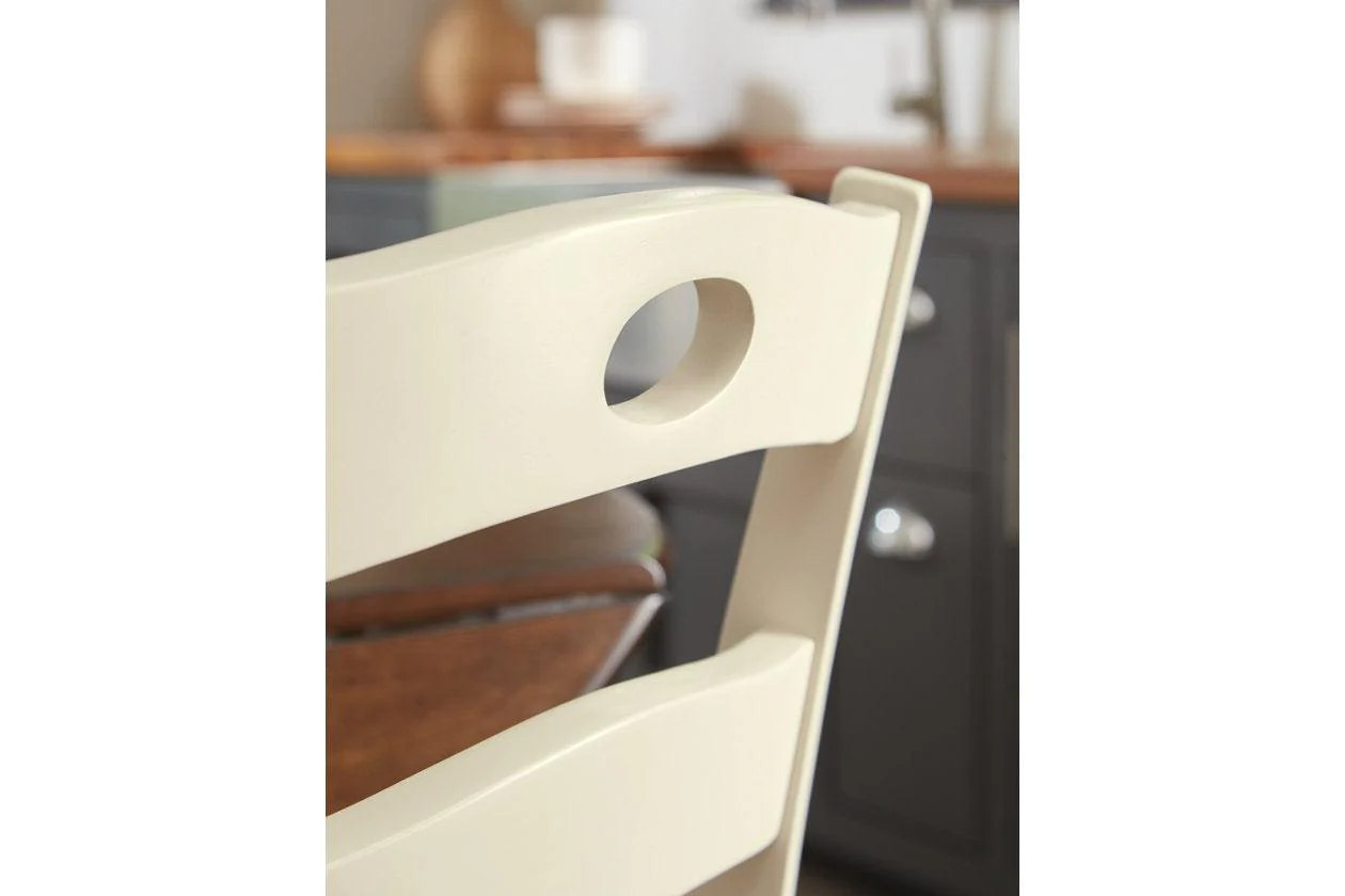 Woodanville Cream/Brown Dining Chair, Set of 2 - Image 2