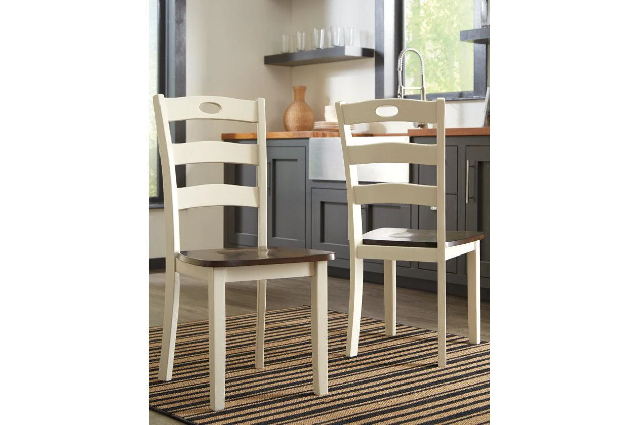 Woodanville Cream/Brown Dining Chair, Set of 2 - Image 5