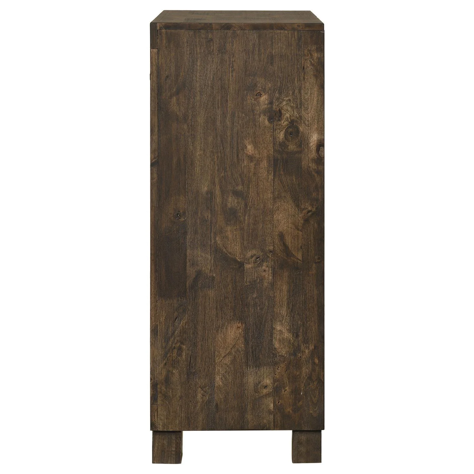 Woodmont Rustic Golden Brown 5-Drawer Chest - Image 5