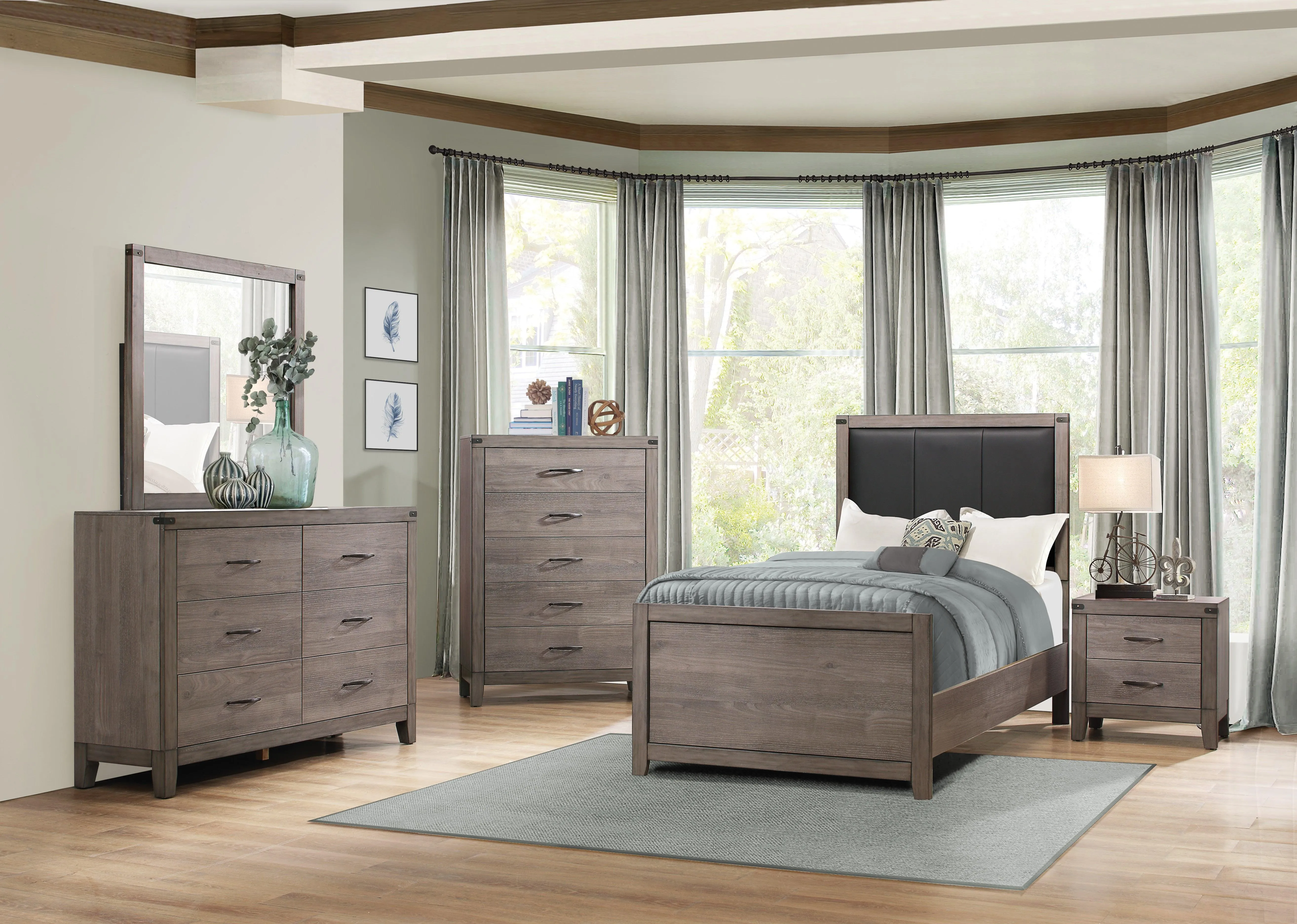 Woodrow Brownish Gray Dresser - Image 5