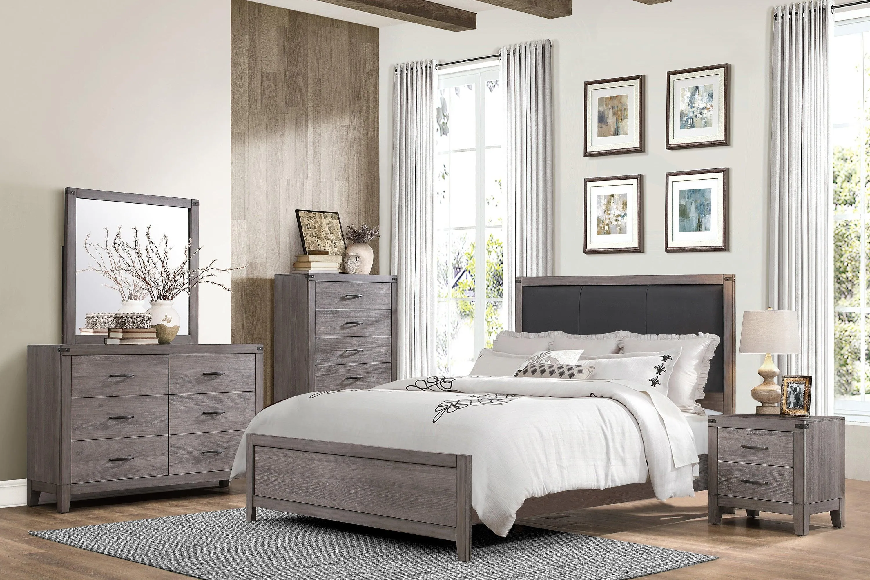 Woodrow Brownish Gray Mirror (Mirror Only) - Image 2