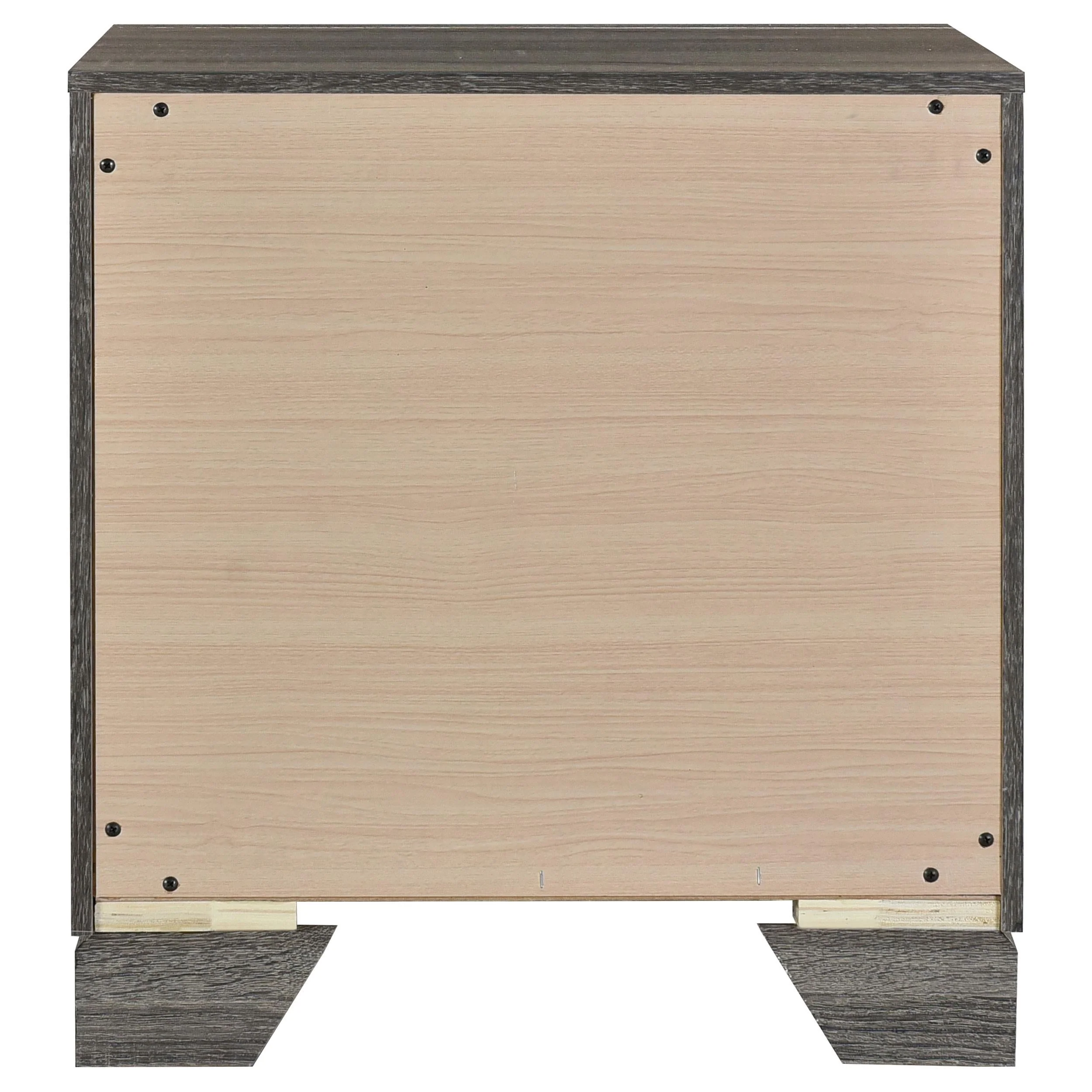 Wright Brown Oak 2-Drawer Nightstand - Image 6