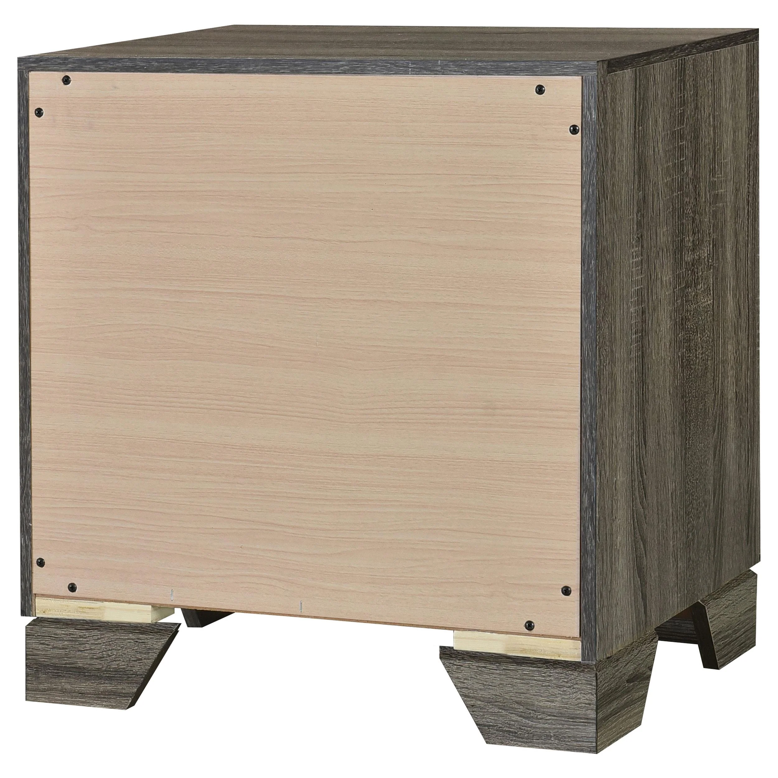 Wright Brown Oak 2-Drawer Nightstand - Image 7