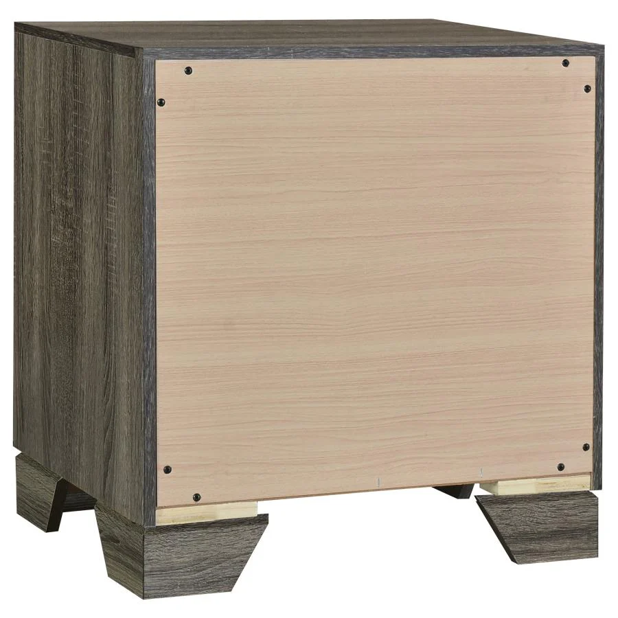Wright Brown Oak 4-piece Queen Bedroom Set - Image 6