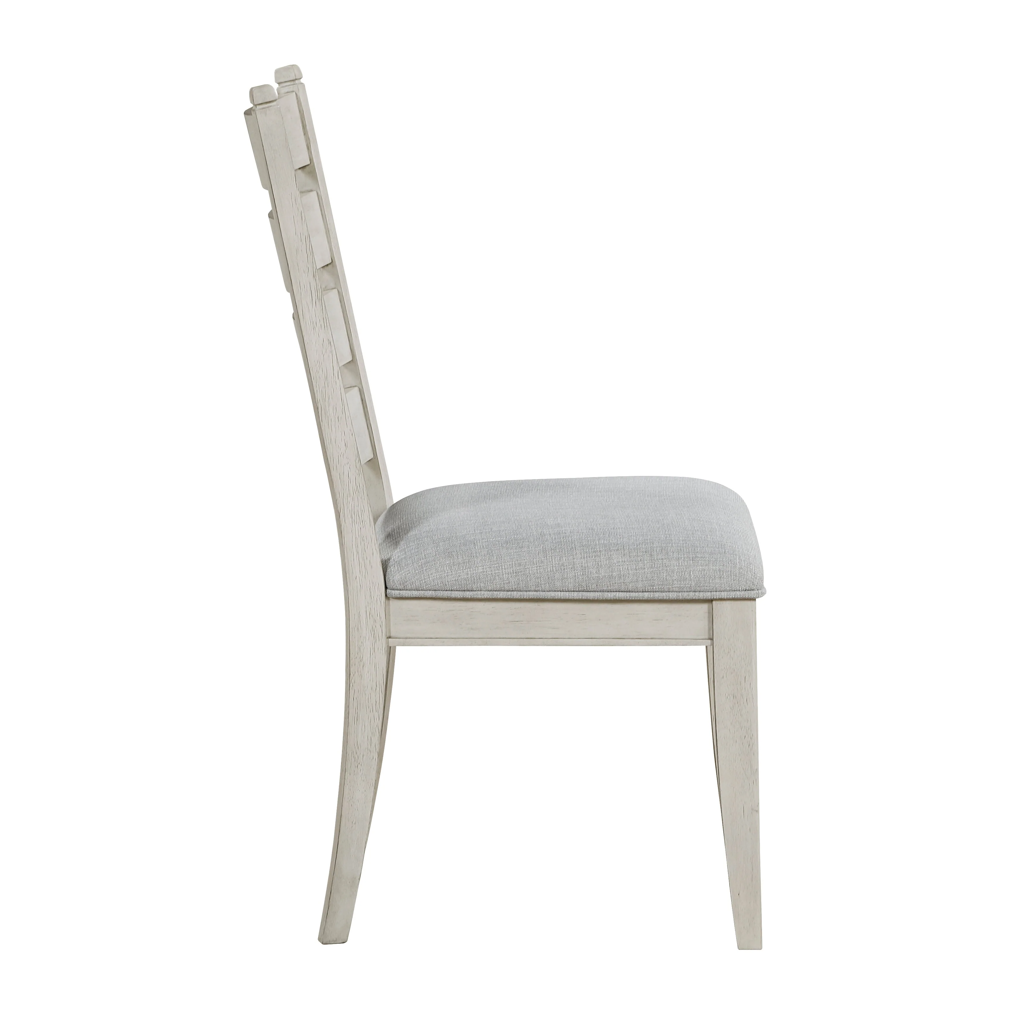 Wyatt Brown Weathered White & Gray 91" Extendable Dining Room Set - Image 14