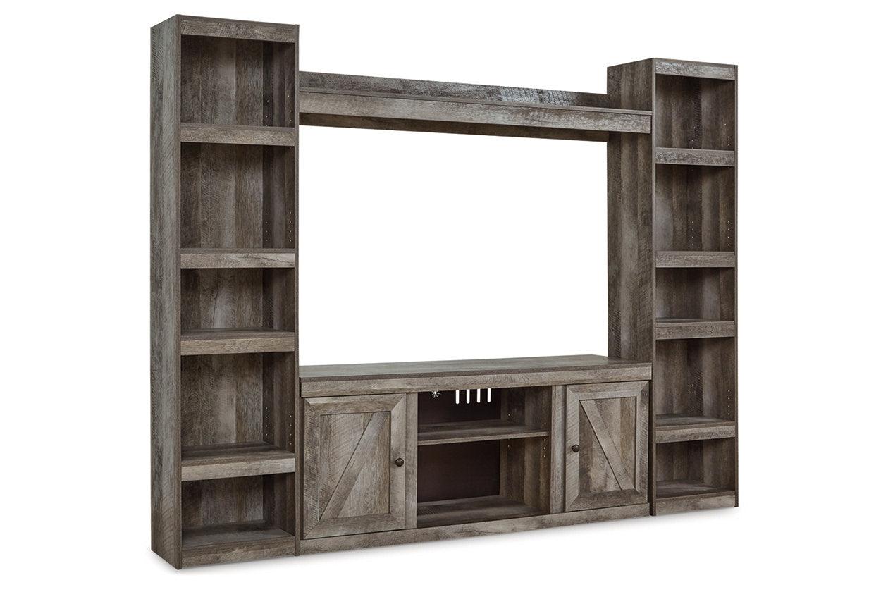 Wynnlow Gray 4-Piece Entertainment Center - Image 5
