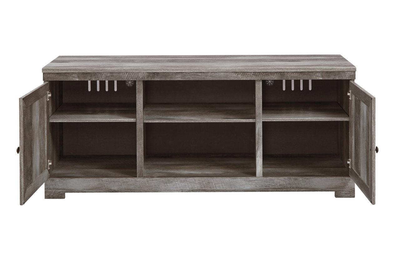 Wynnlow Gray 4-Piece Entertainment Center with Electric Fireplace - Image 5