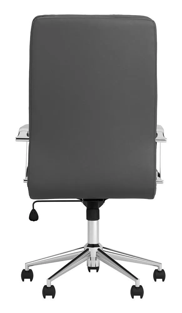 Ximena Gray High Back Upholstered Office Chair - Image 7
