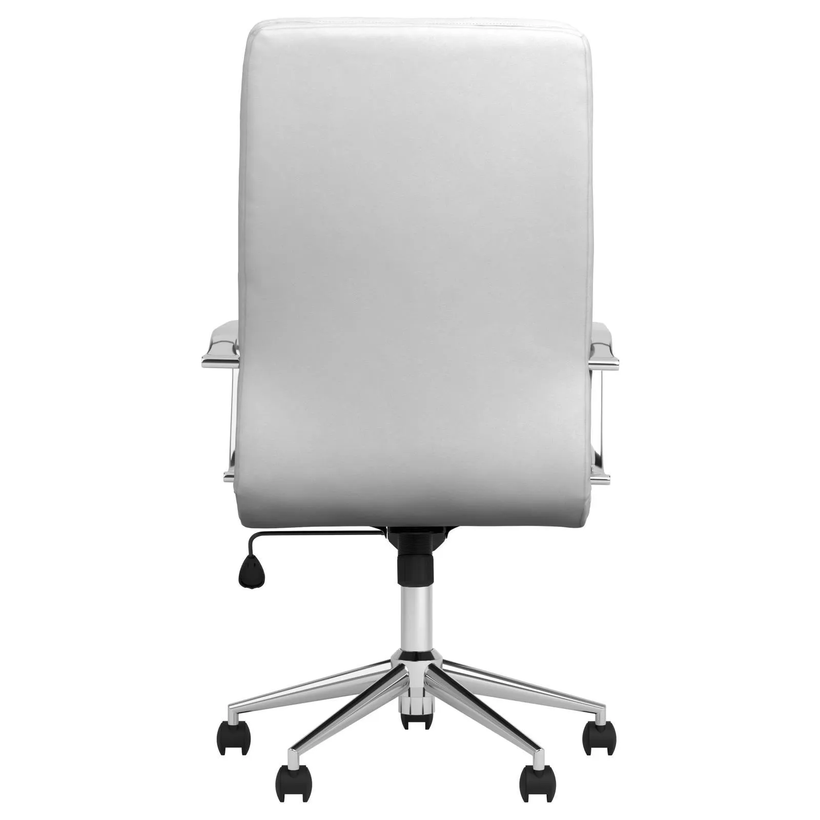 Ximena White High Back Upholstered Office Chair - Image 6