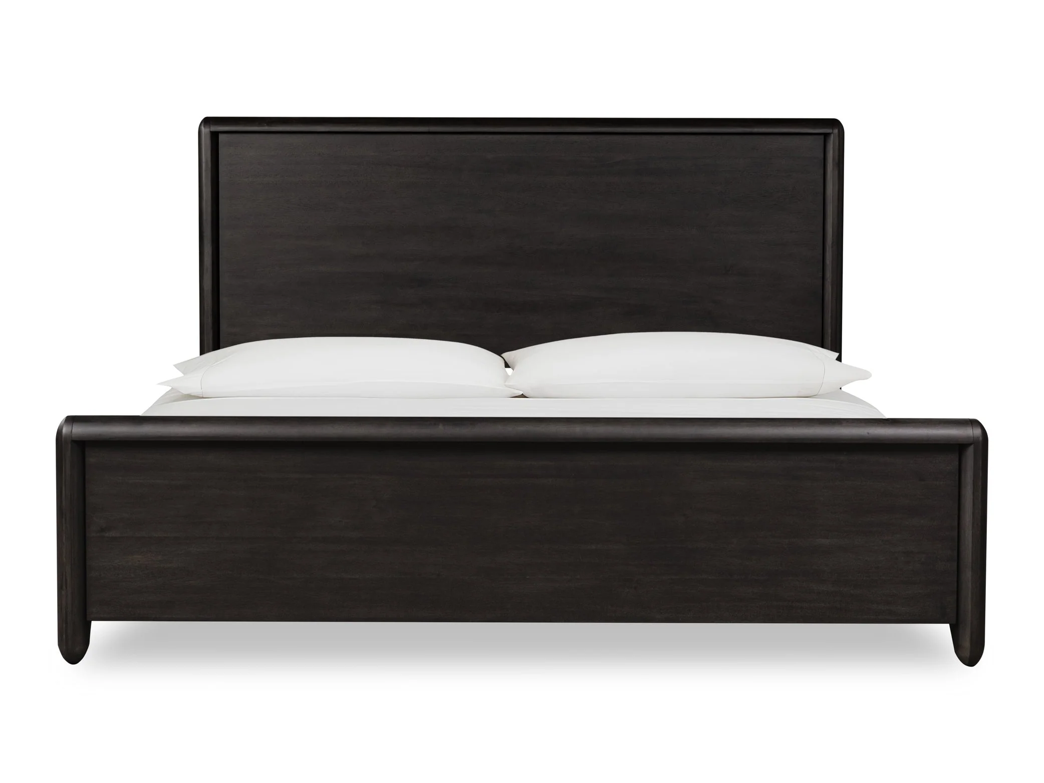 Xolani Acacia Wood Queen Platform Bed in Jaguar
