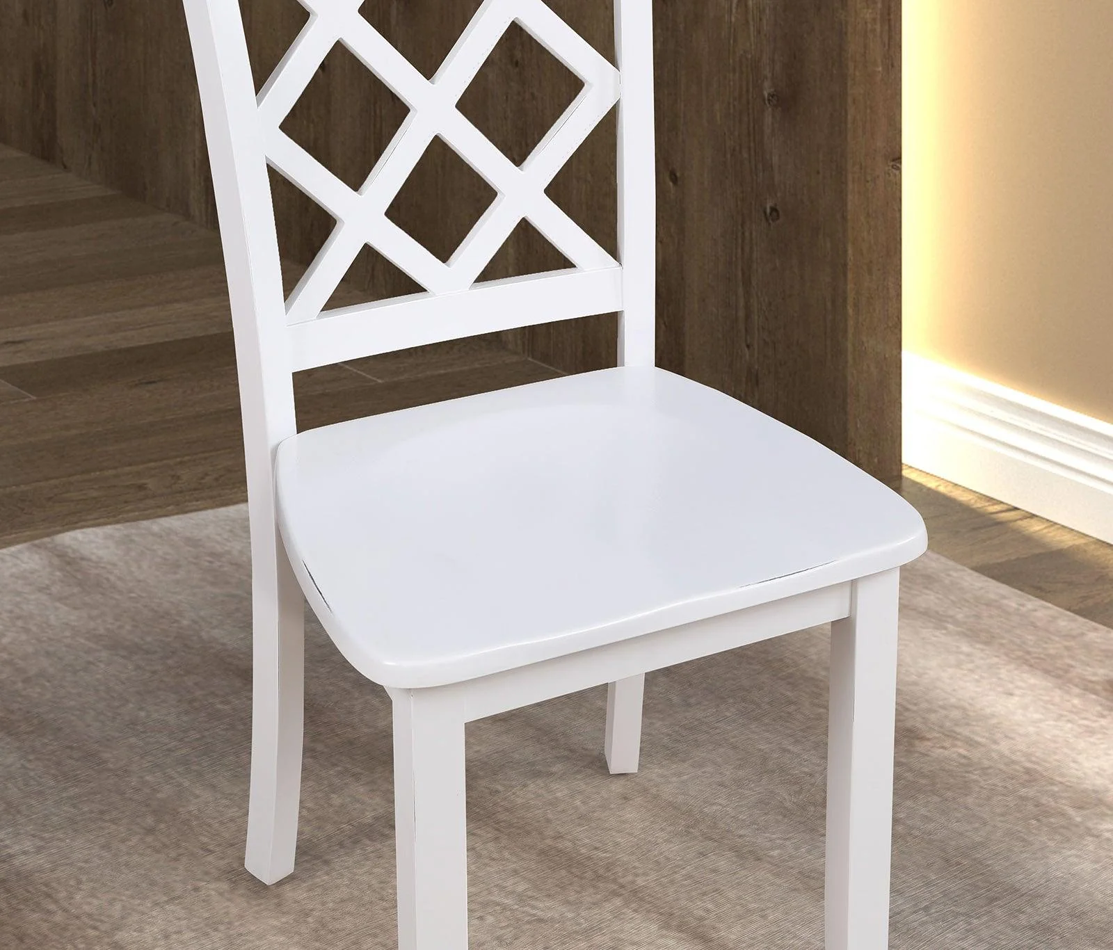 Yamhill White 5 Pc. Dining Table Set - Image 4
