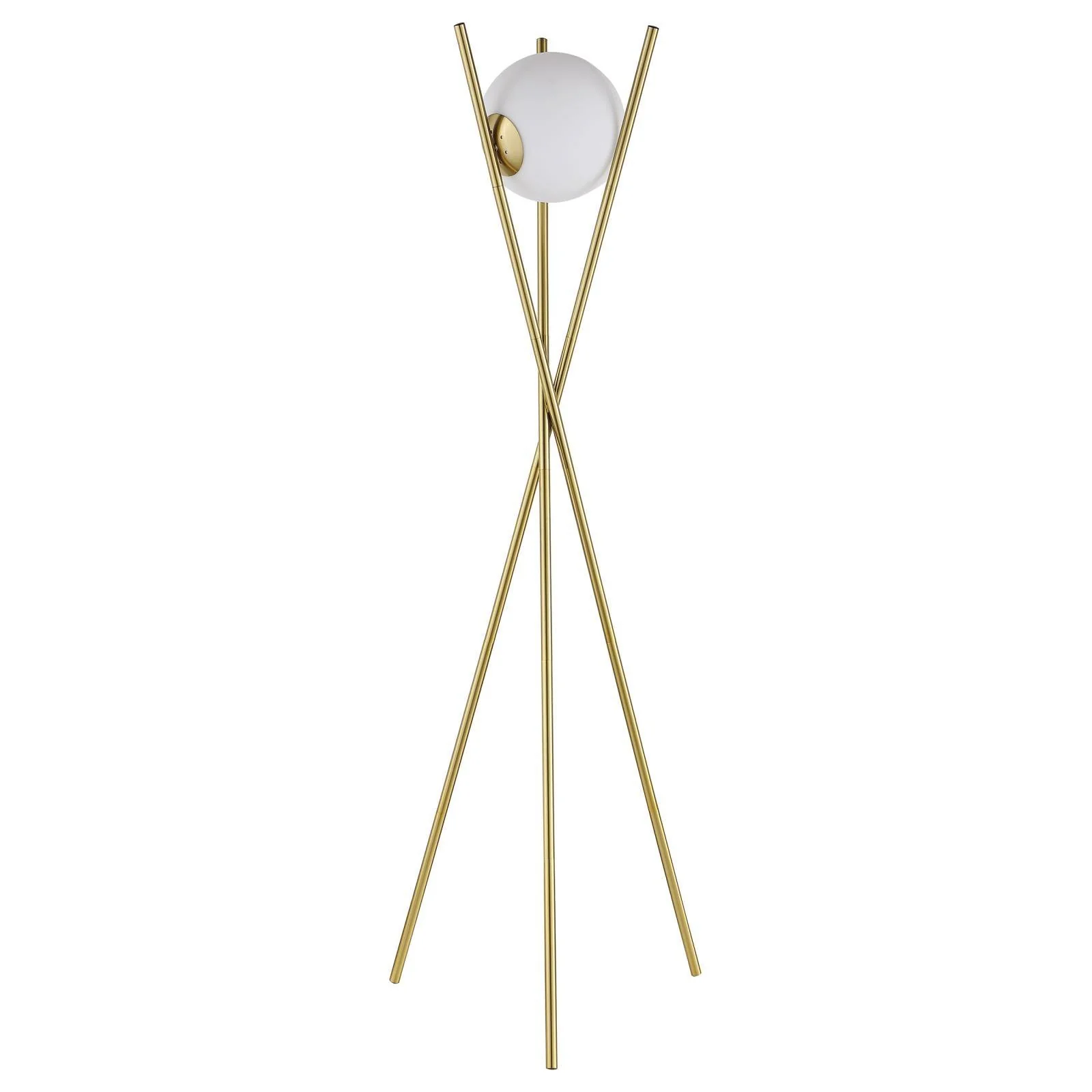 Yamileth Gold Tripod Floor Lamp - Image 4