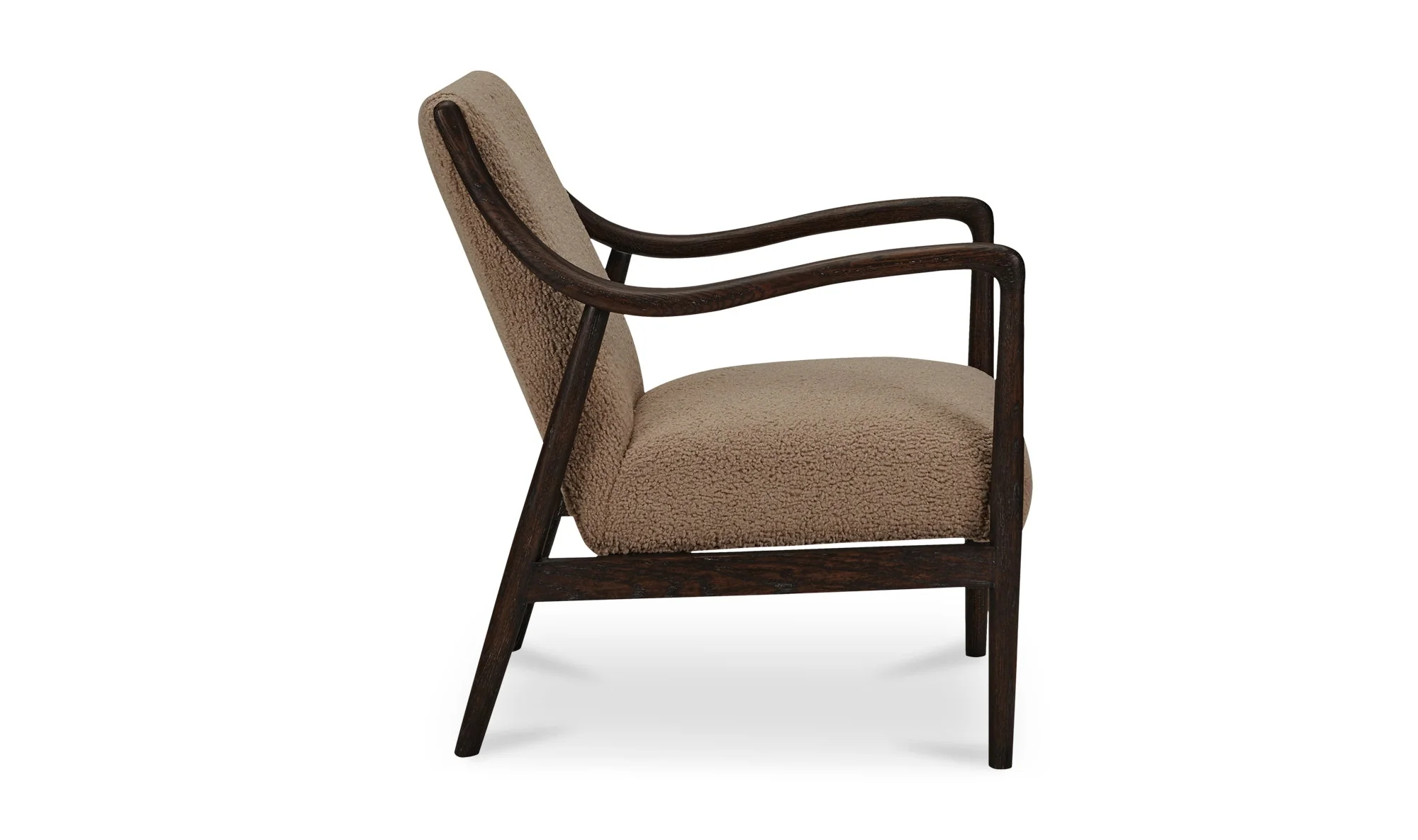 Yates Accent Chair Beige Faux Shearling - Image 6