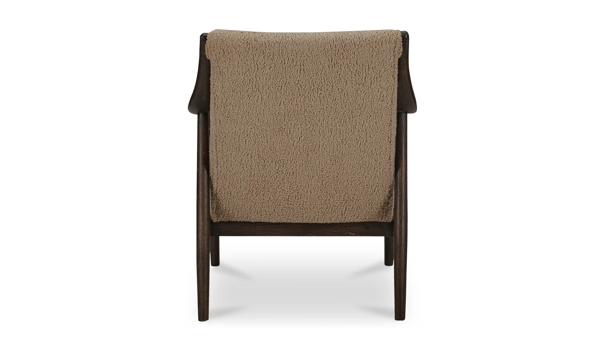 Yates Accent Chair Beige Faux Shearling - Image 7