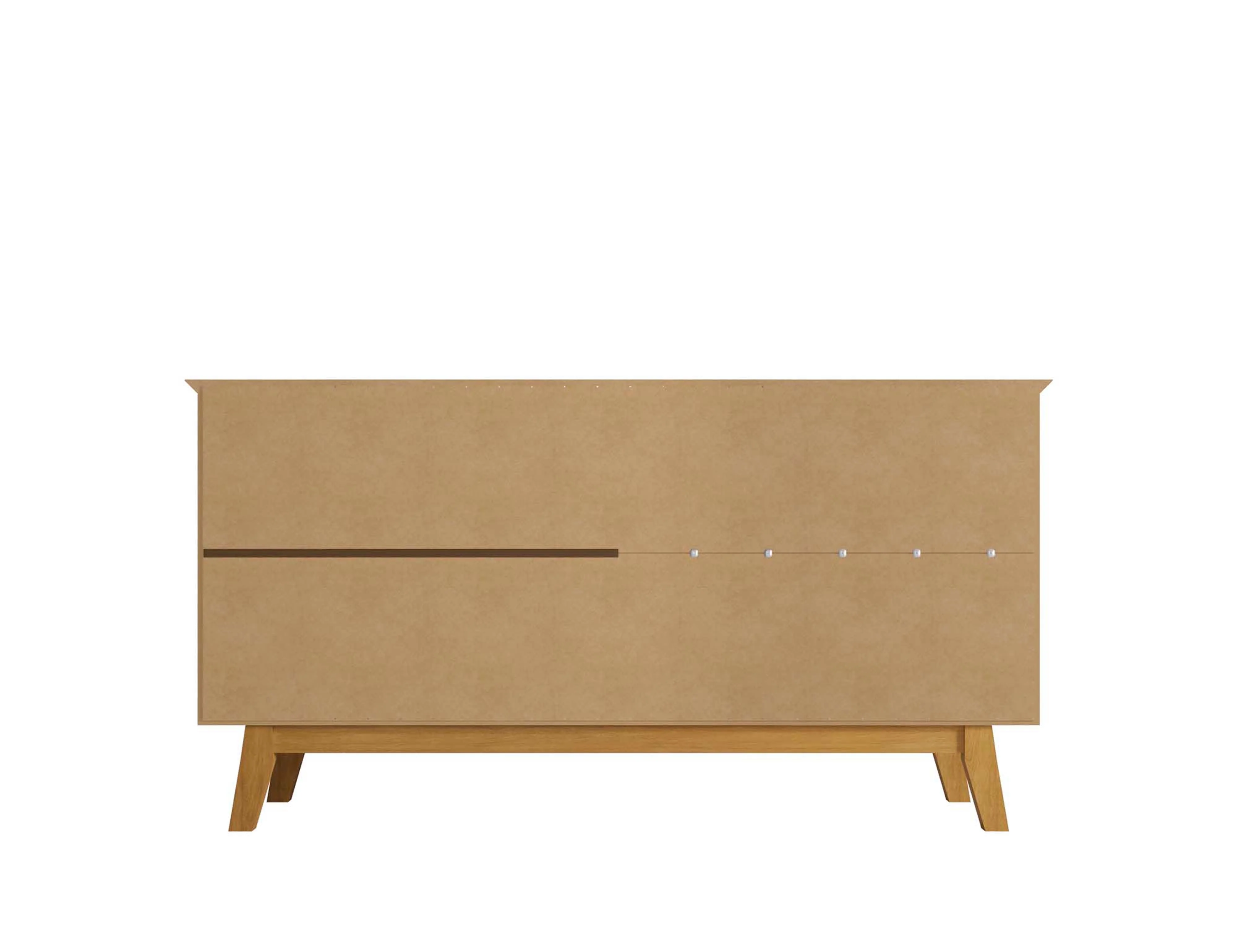 Yonkers 62.99 Sideboard in Off White and Cinnamon - Image 9