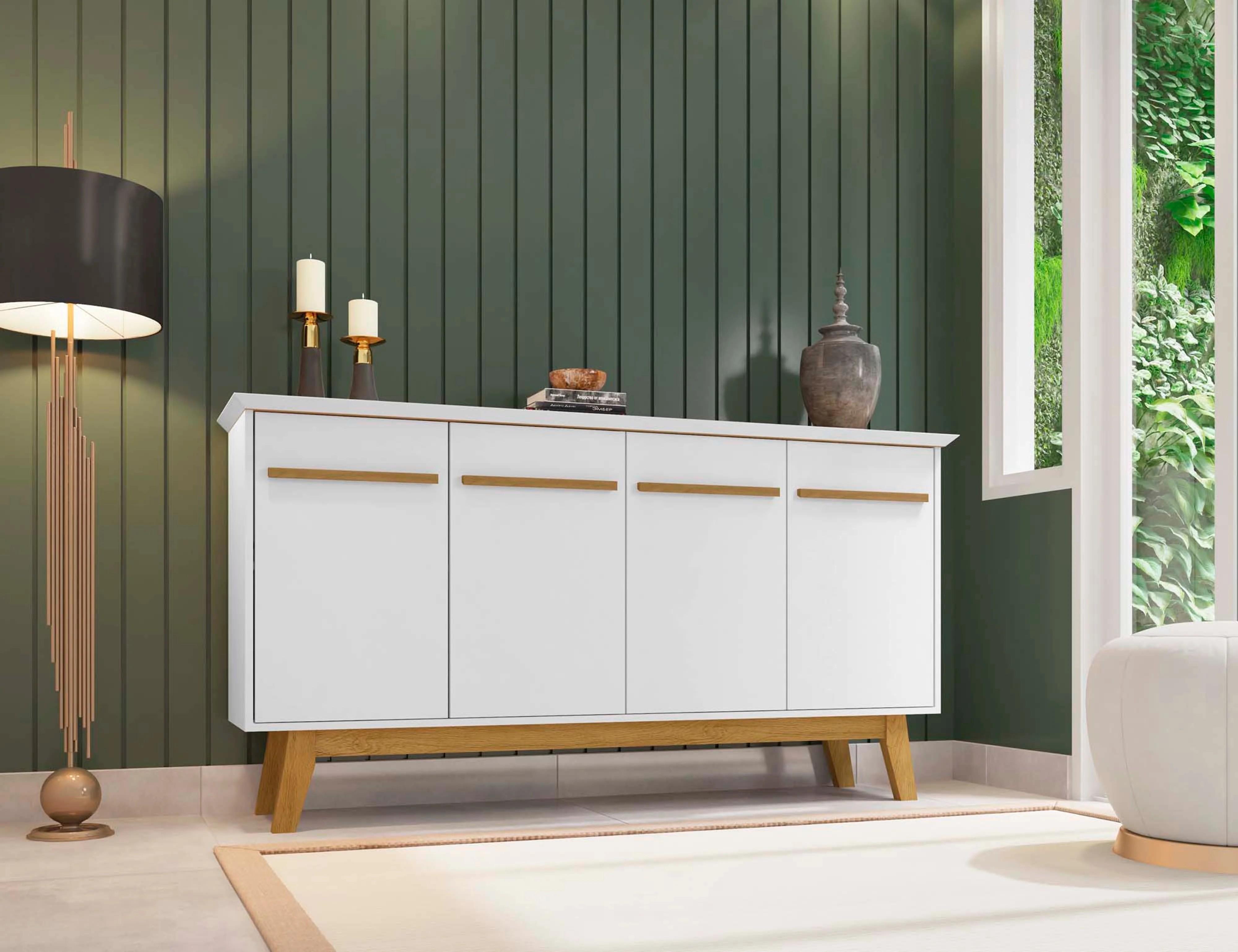 Yonkers 62.99 Sideboard in White - Image 2