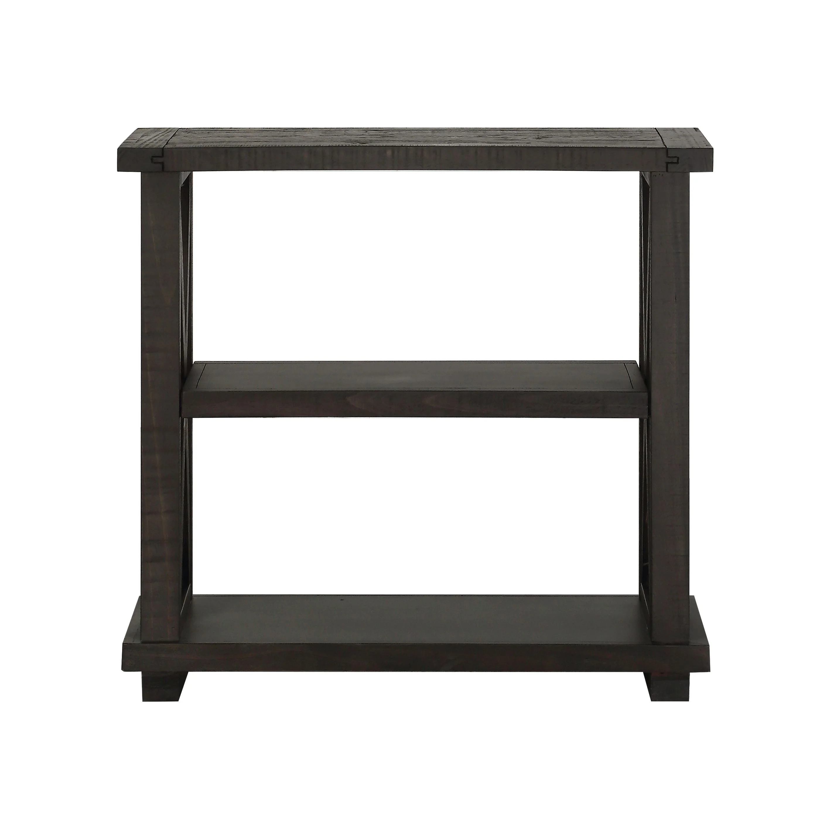 Yosemite Solid Wood 36x39 inch Bookshelf in Cafe - Image 4