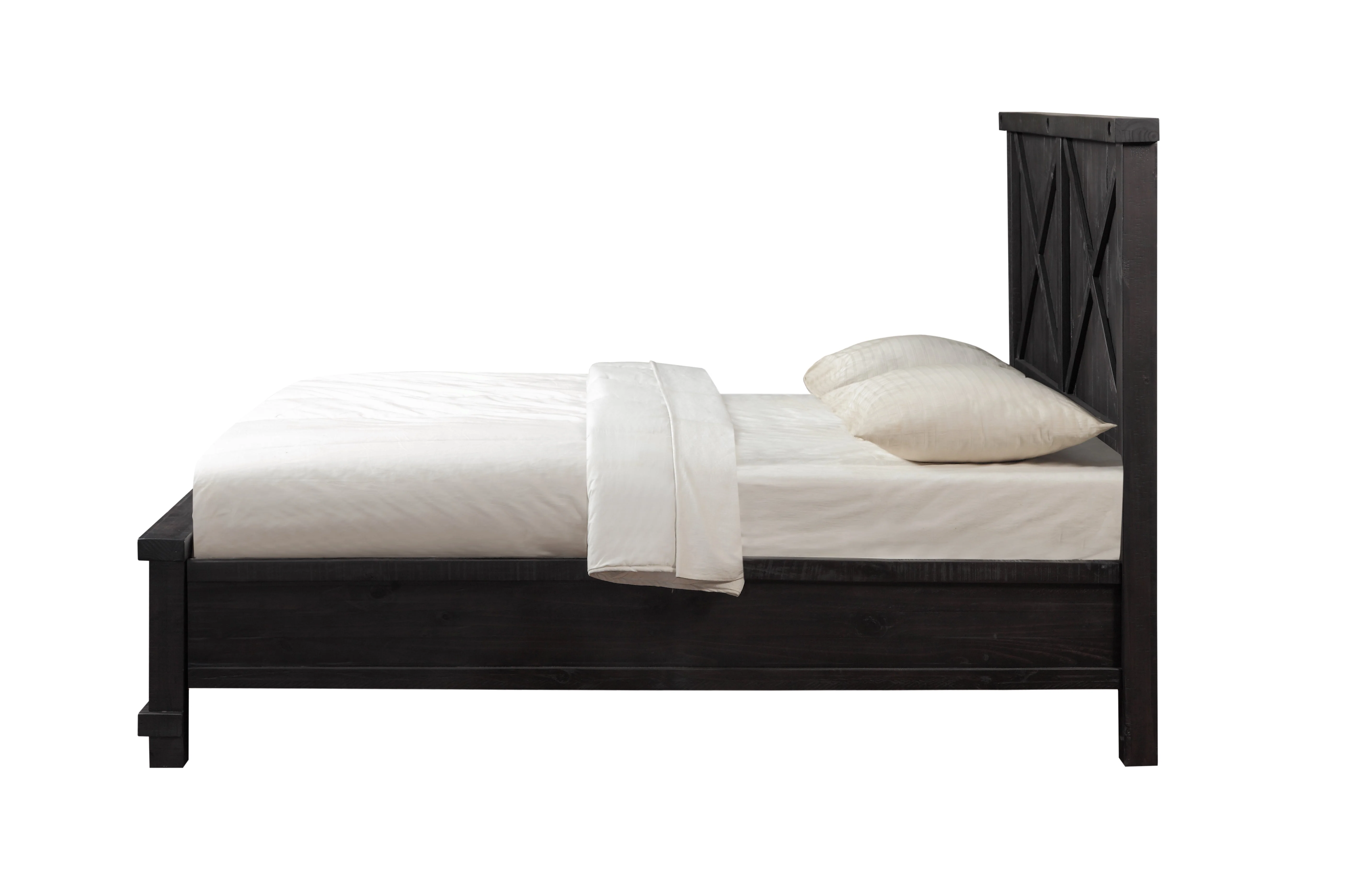 Yosemite Solid Wood Footboard Eastern King Storage Bed in Cafe - Image 4