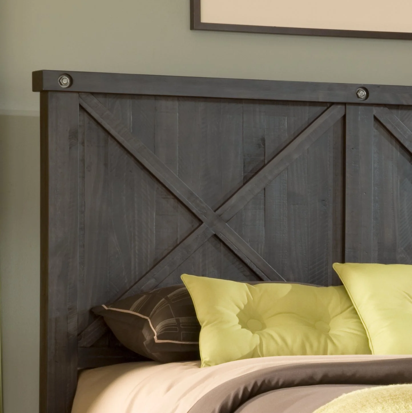 Yosemite Solid Wood Full Panel Bed in Cafe - Image 8