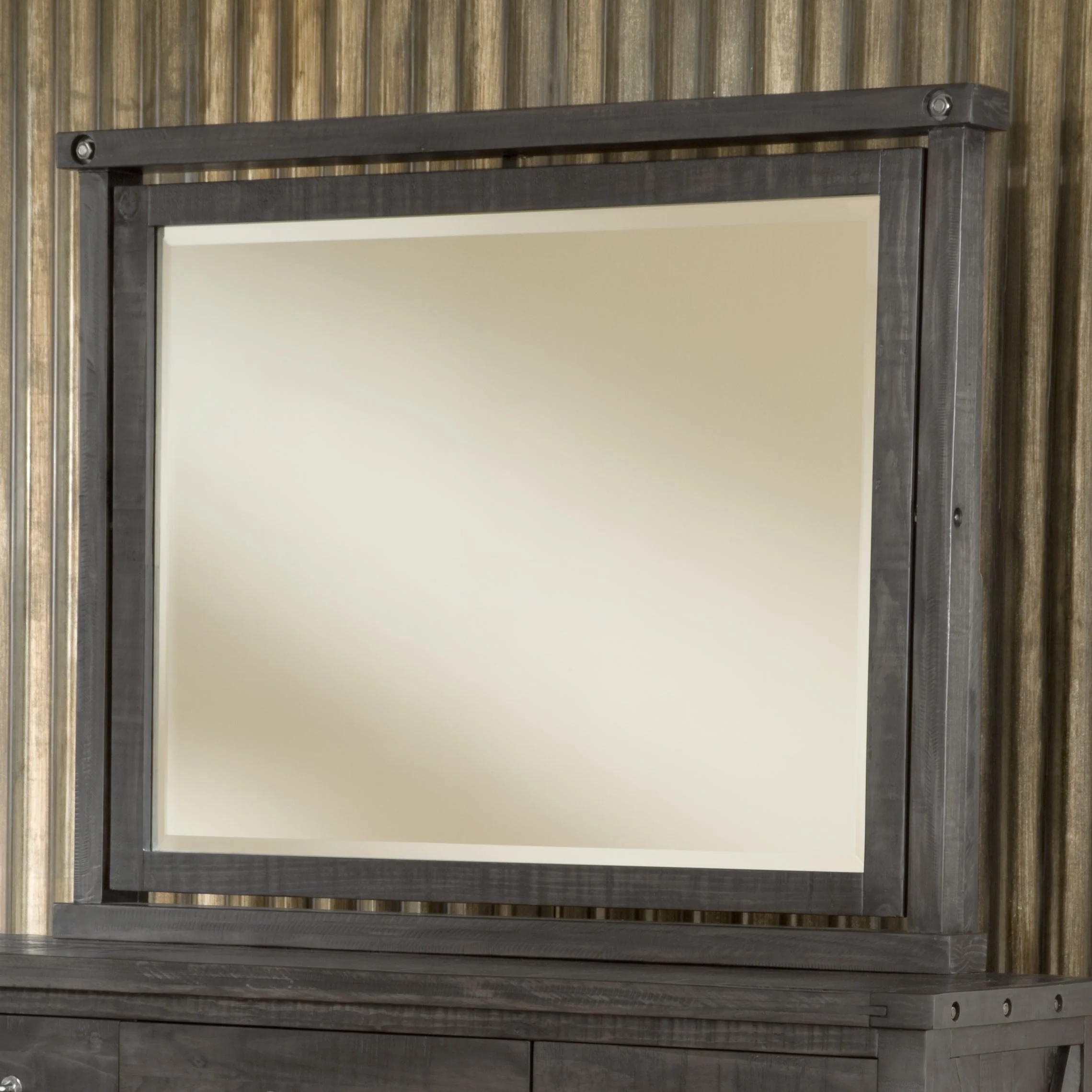Yosemite Solid Wood Mirror in Cafe - Image 2
