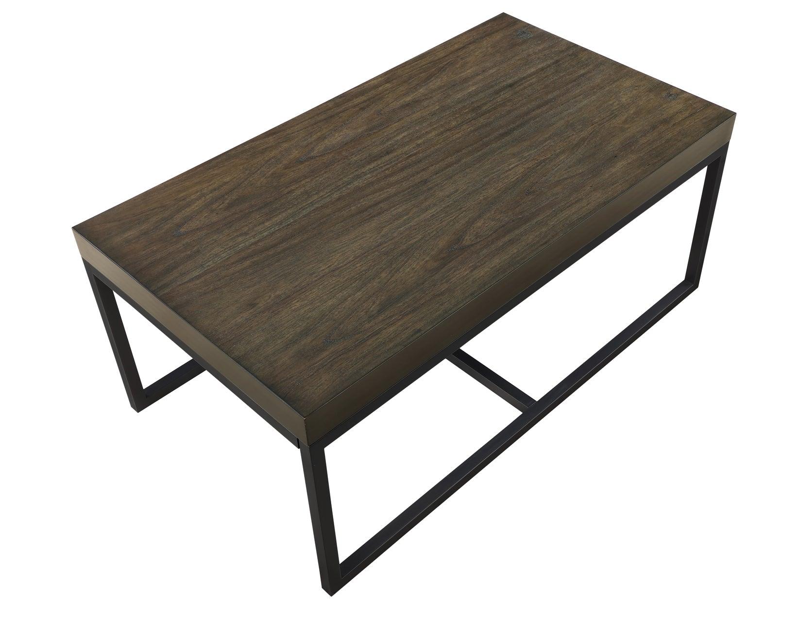 Yukon Rectangular Nesting Coffee Table with 2 Stools - Image 6