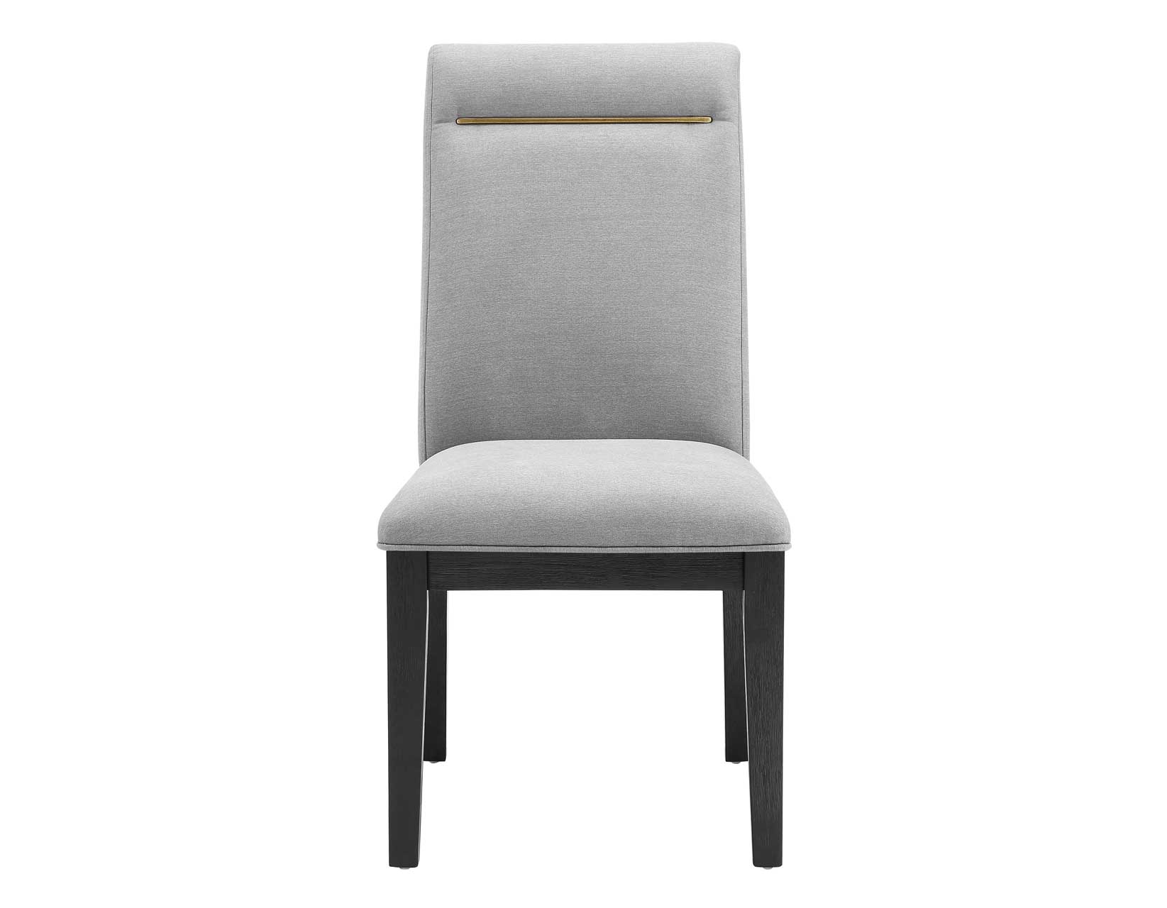 Yves 5 Piece Dining Set (Table & 4 Grey Performance Side Chairs) - Image 5