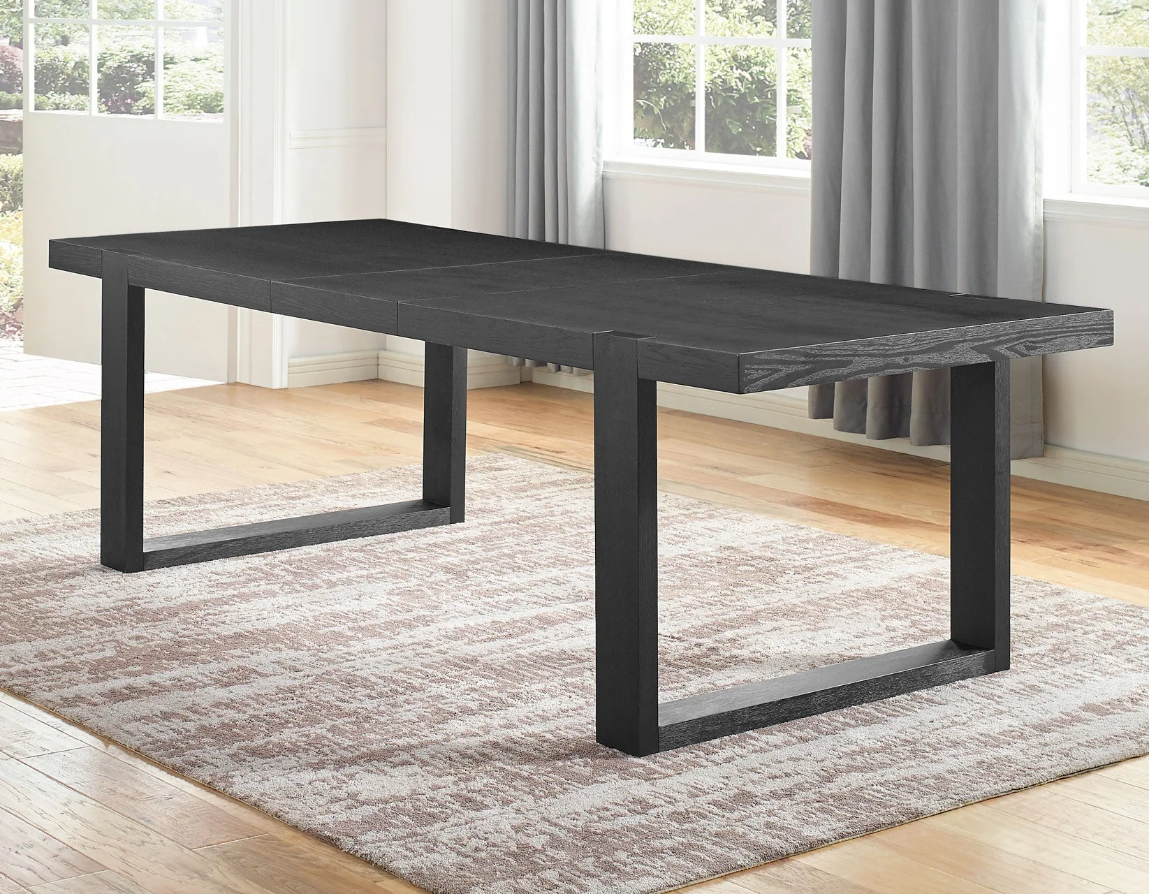 Yves 5 Piece Dining Set (Table & 4 Grey Performance Side Chairs) - Image 6