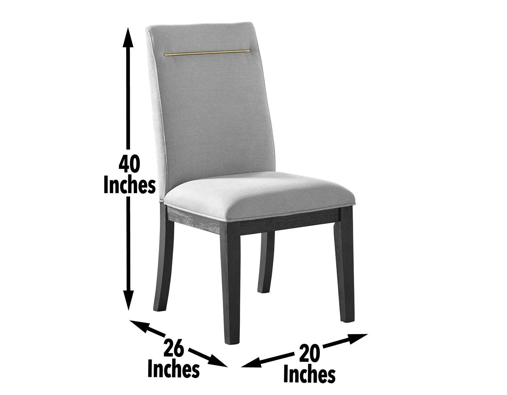 Yves Performance Side Chair, Grey, Set of 2 - Image 6