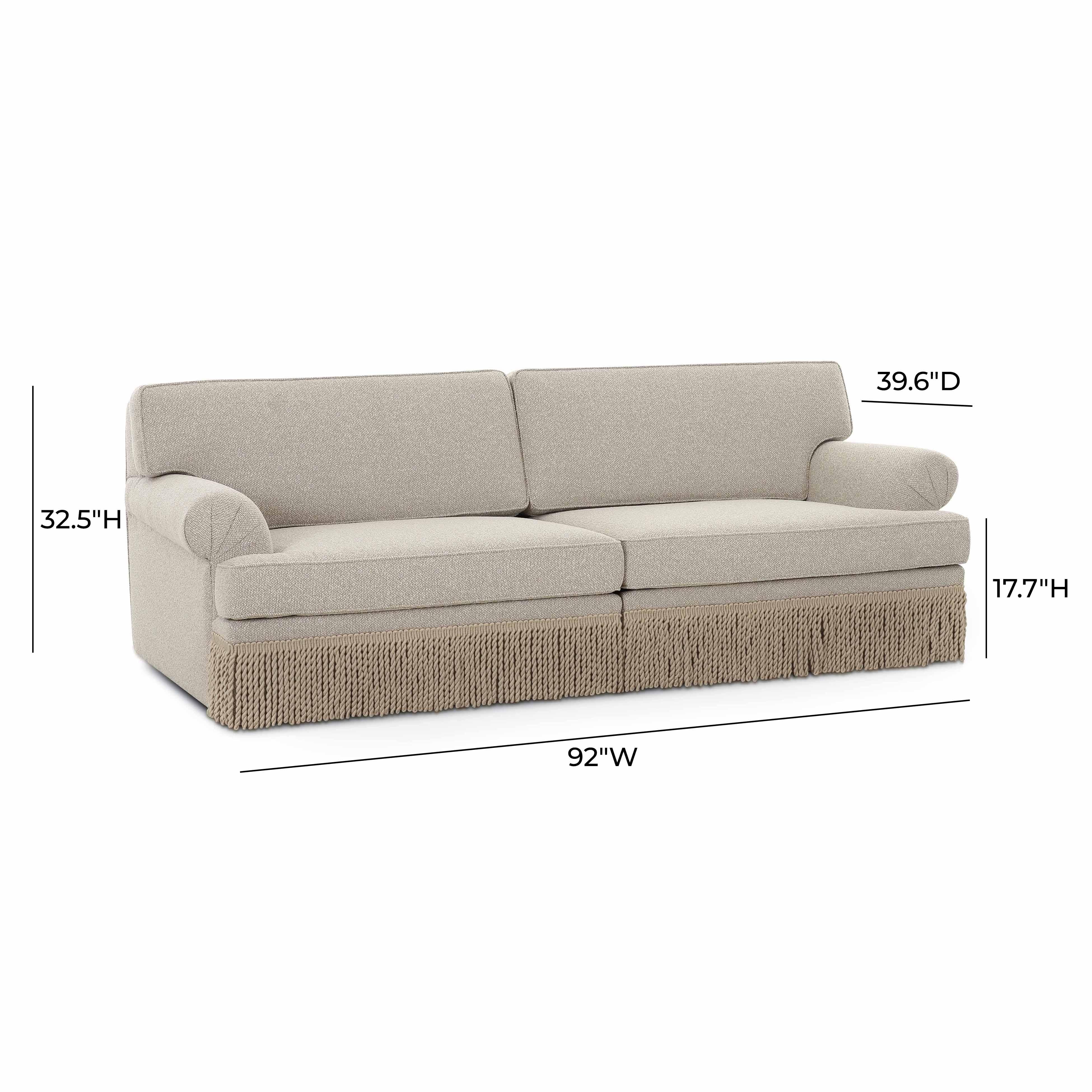 Yvette Cream Boucle Modular Sofa - Image 6