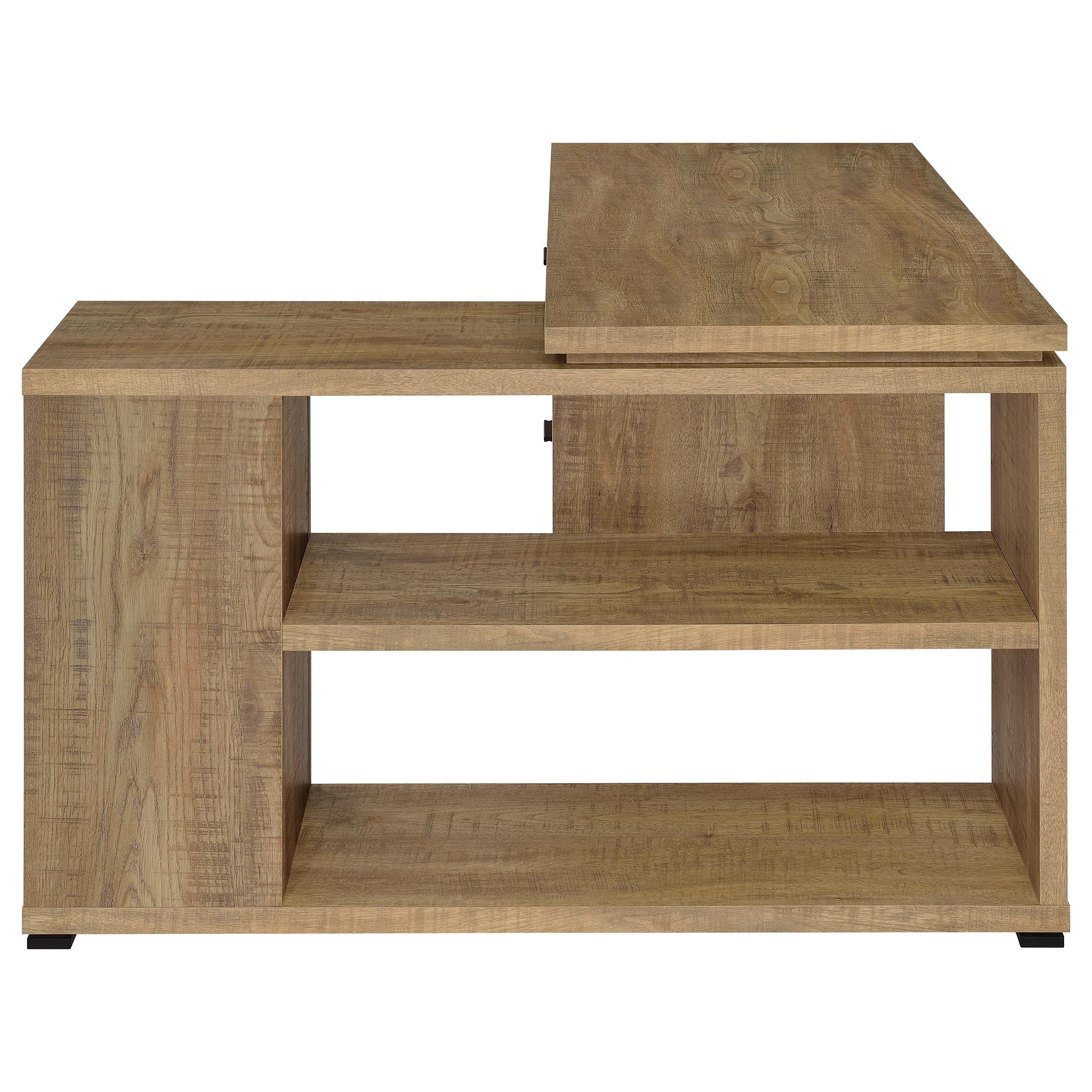 Yvette Mango 60-inch 3-drawer L-Shape Computer Desk - Image 8