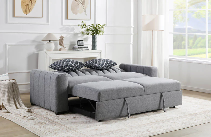 Zaira Grey Sofa & Loveseat - Image 7