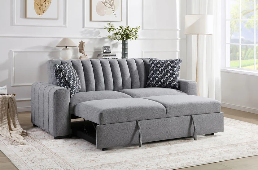 Zaira Grey Sofa & Loveseat - Image 9