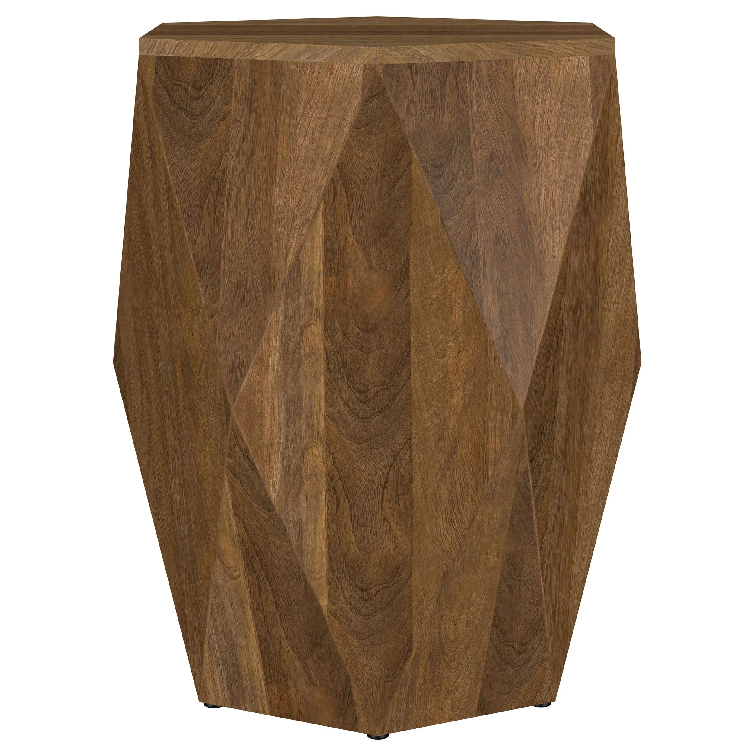 Zalika Natural 2-Piece Solid Wood Coffee and End Table Set - Image 4