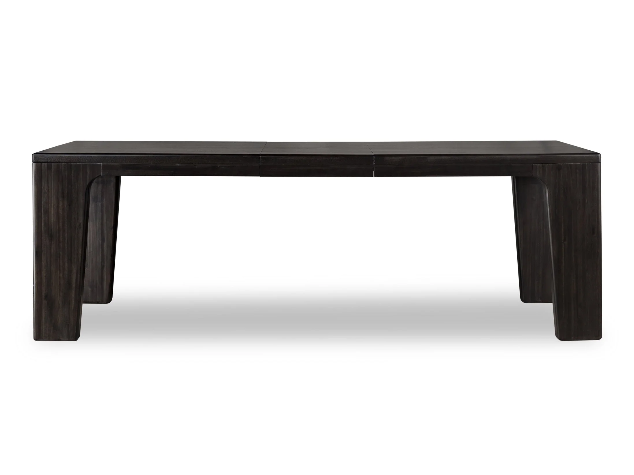 Zamba Extendable Acacia Wood Dining Table in Jaguar