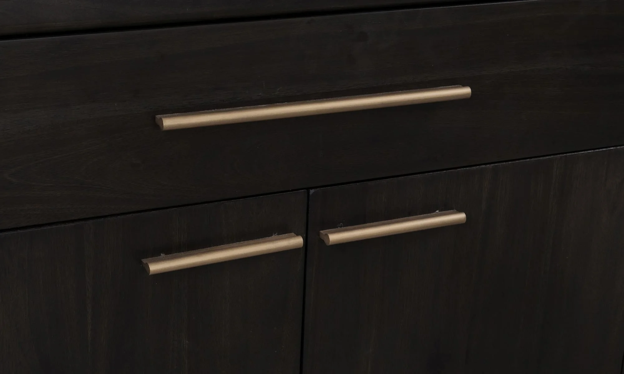 Zamba Jaguar Four Door One Drawer Acacia Bar Cabinet - Image 10