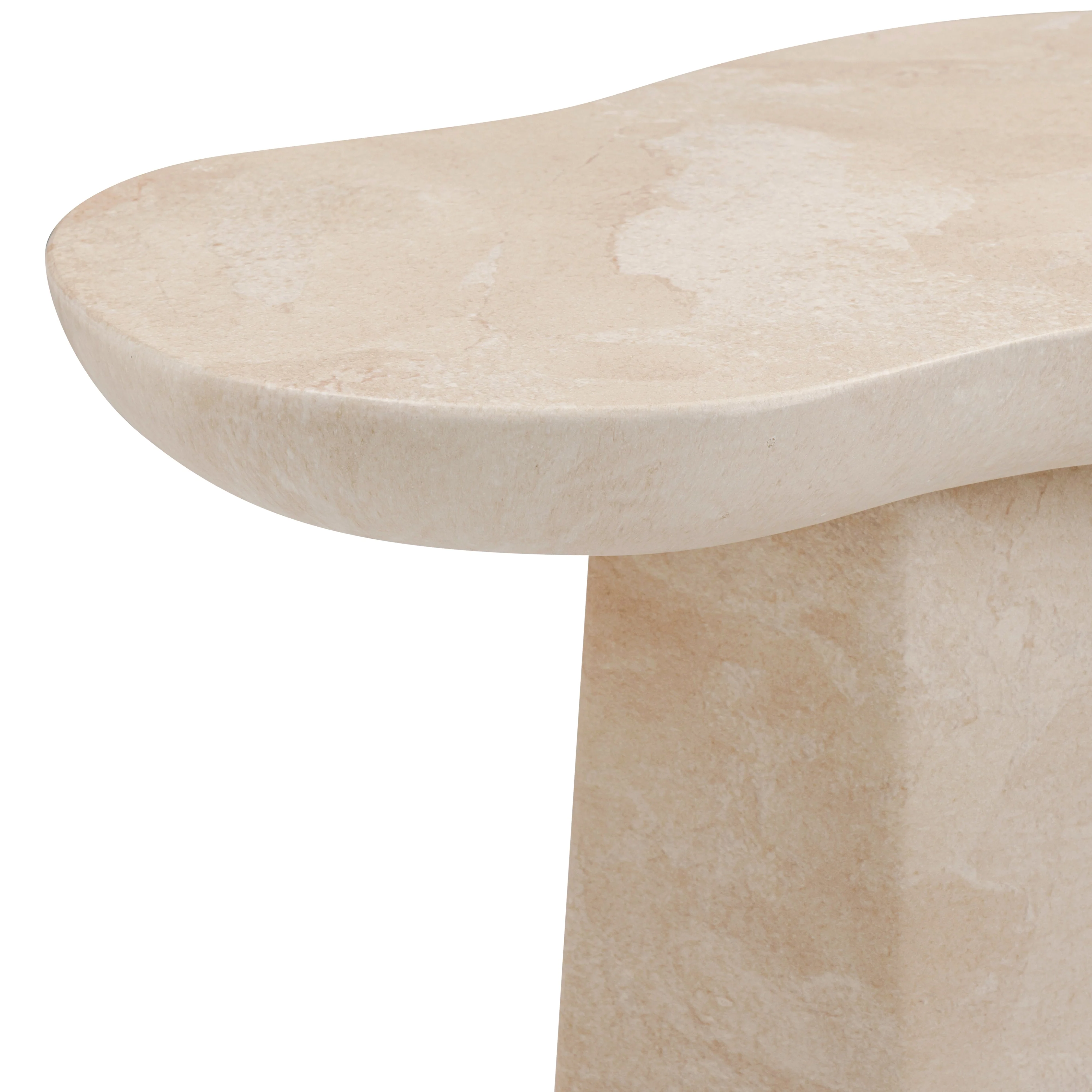 Zaya Rose Faux Marble Indoor/Outdoor Side Table - Image 3