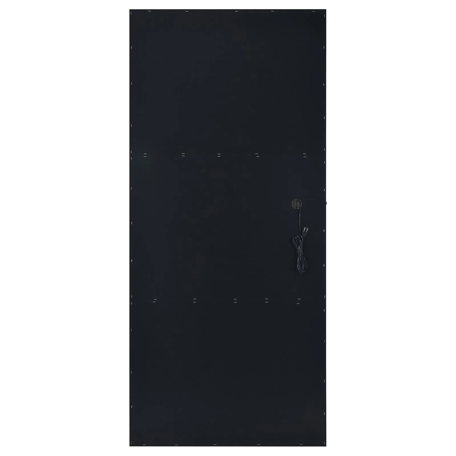 Zayan Black High Gloss Full Length Floor Mirror With Lighting - Image 8