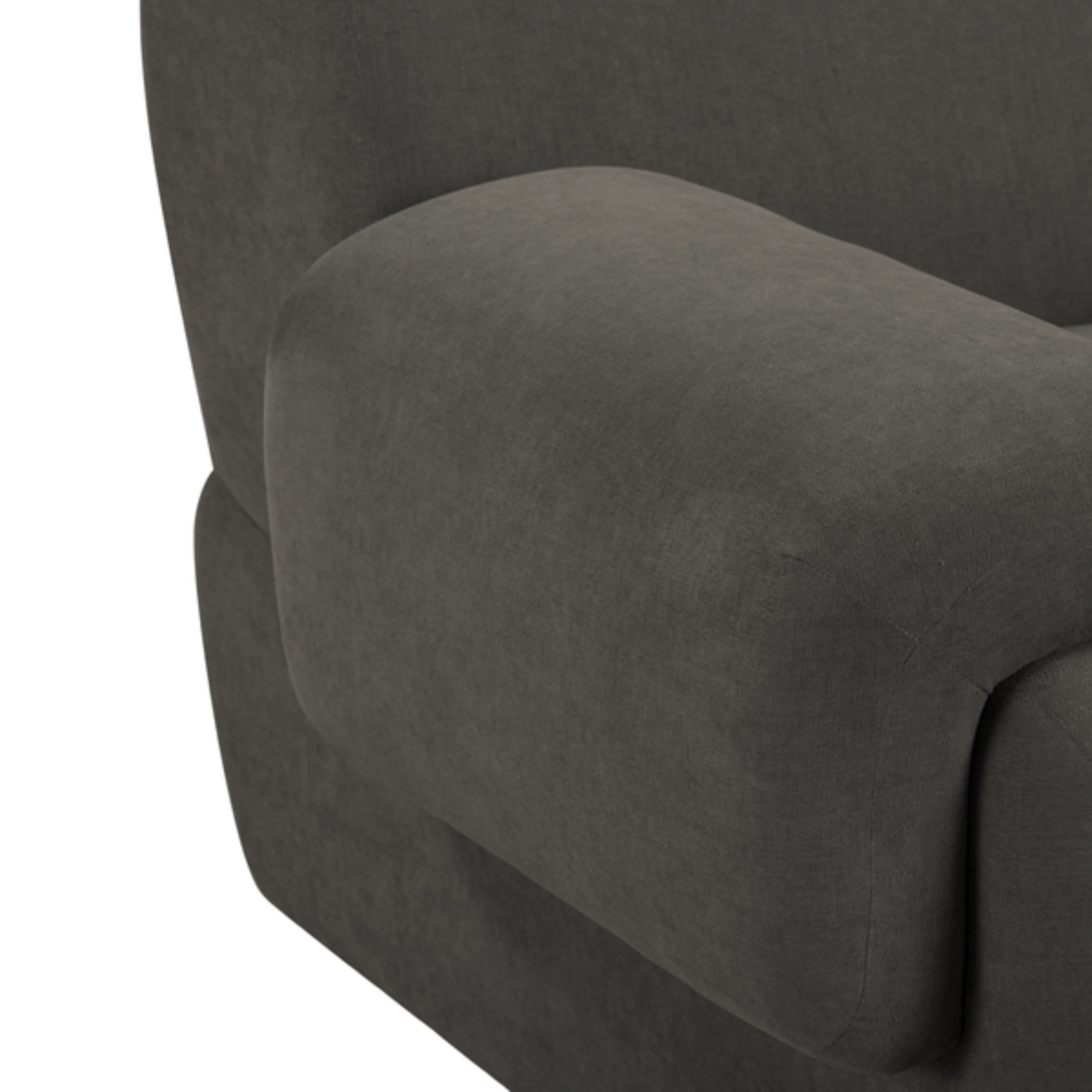 Zenith 80" Contract-Grade Upcycled Fabric Modular Loveseat - Image 18