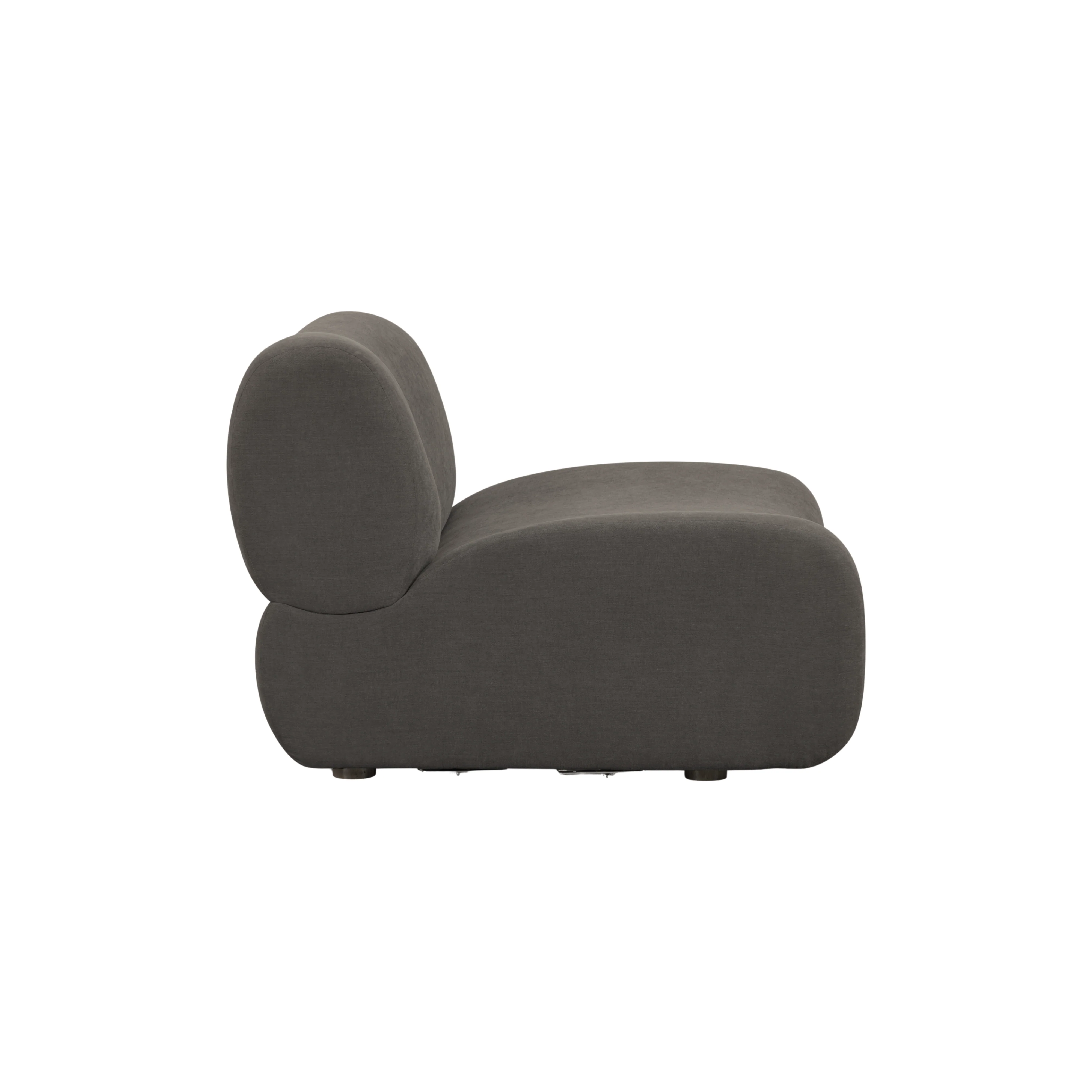 Zenith Contract-Grade Upcycled Fabric Armless Chair - Image 11