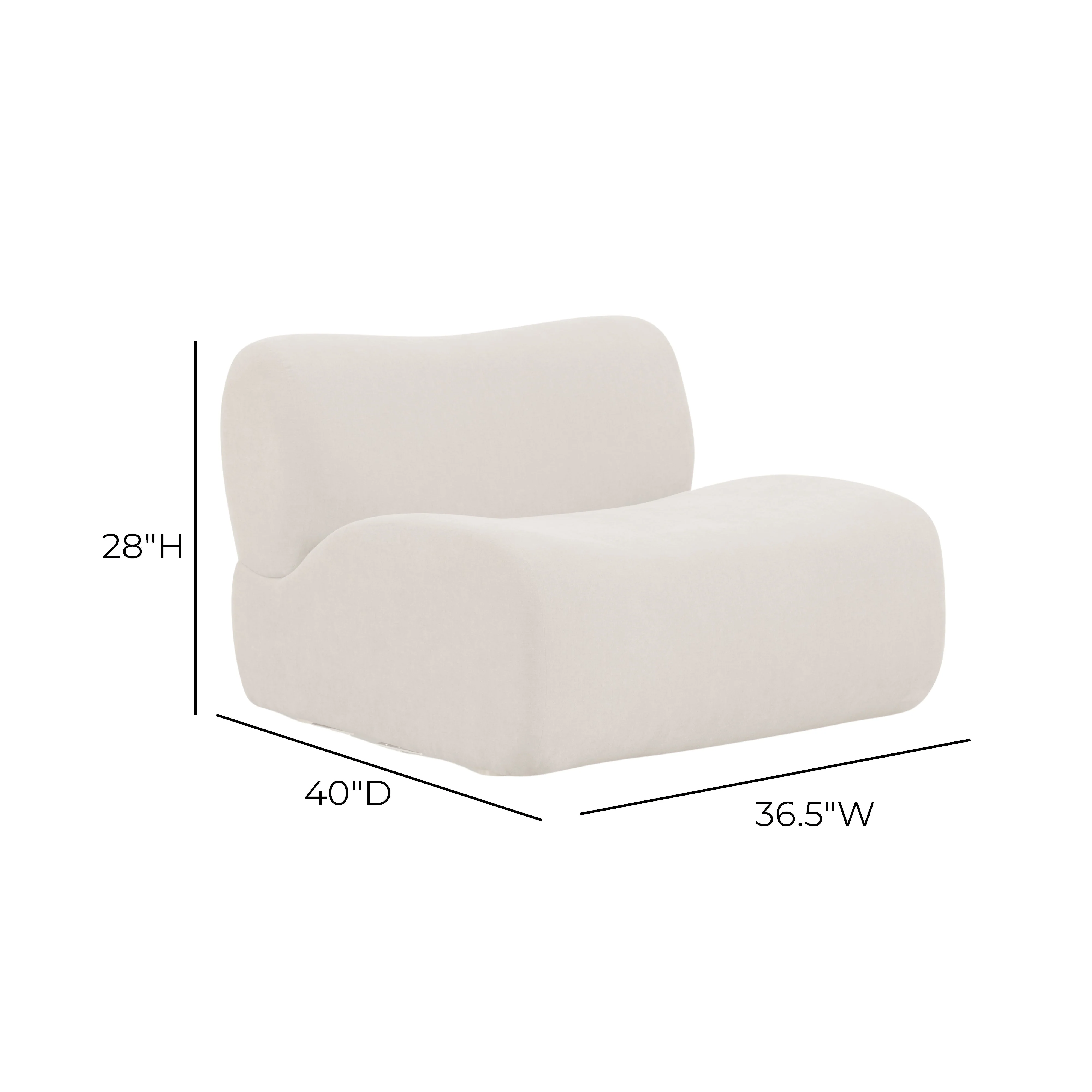 Zenith Contract-Grade Upcycled Fabric Armless Chair - Image 5
